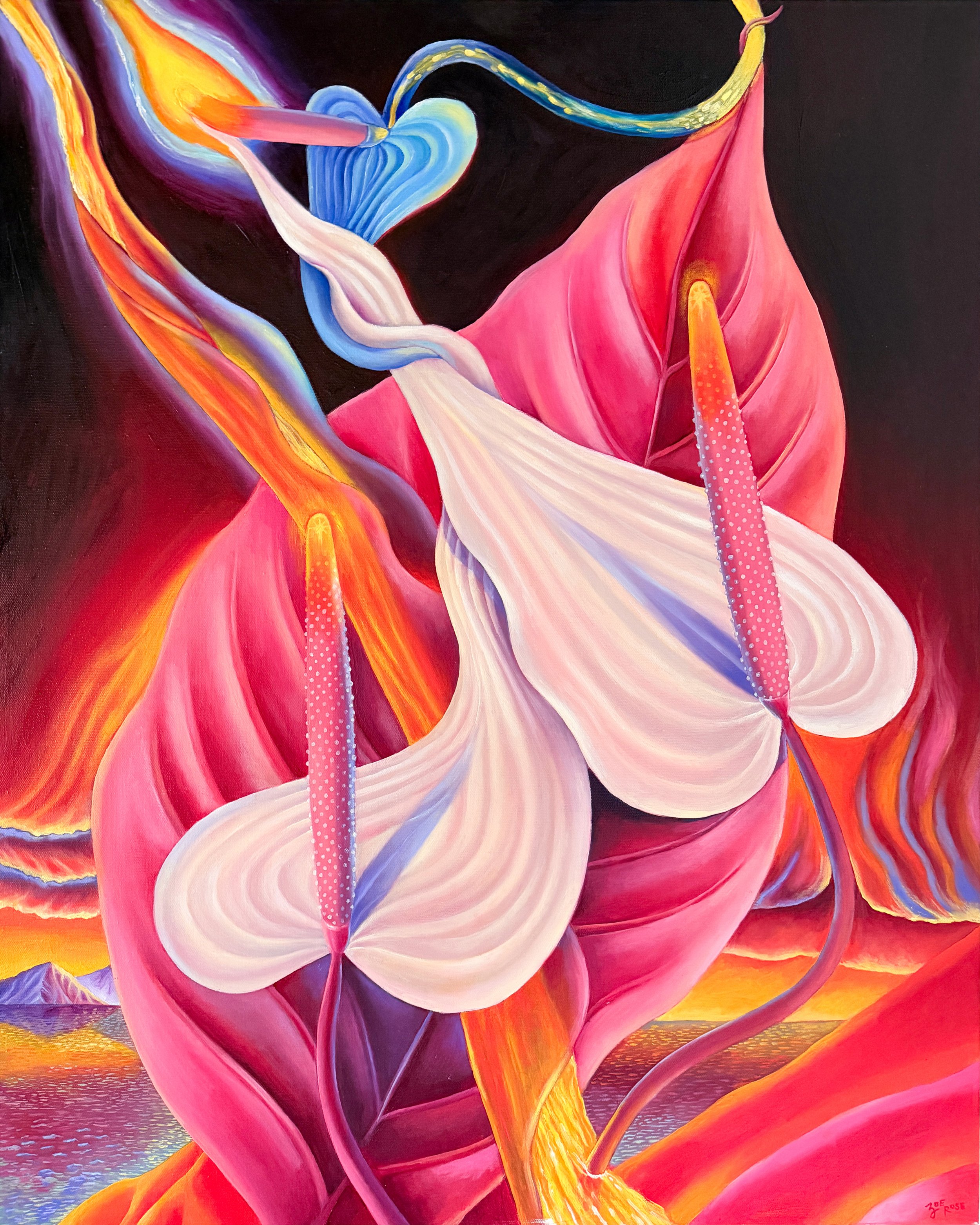  ETERNAL VOYAGE 
24" x 30"
2026
oil and acrylic on canvas
available for purchase