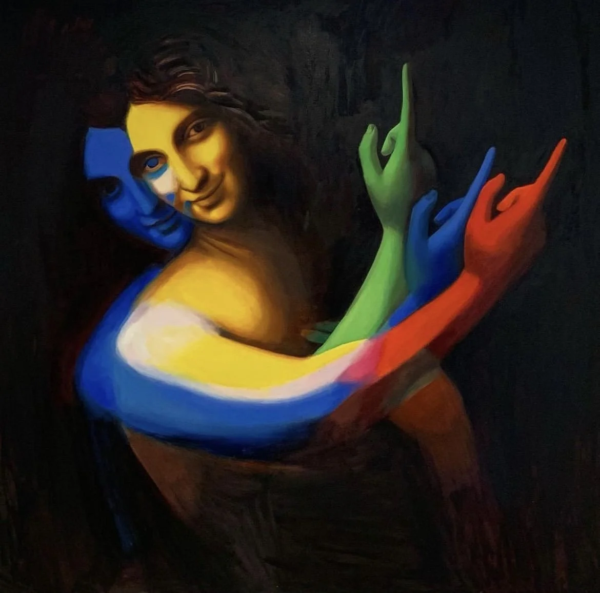  JOHN THE BAPTIST 
48" x 48"
2019
oil on canvas 
SOLD