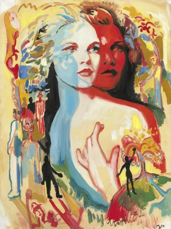 BEAUTY IN THE CAPTIVATION 
30" x 40" 
2017
oil on canvas 
SOLD