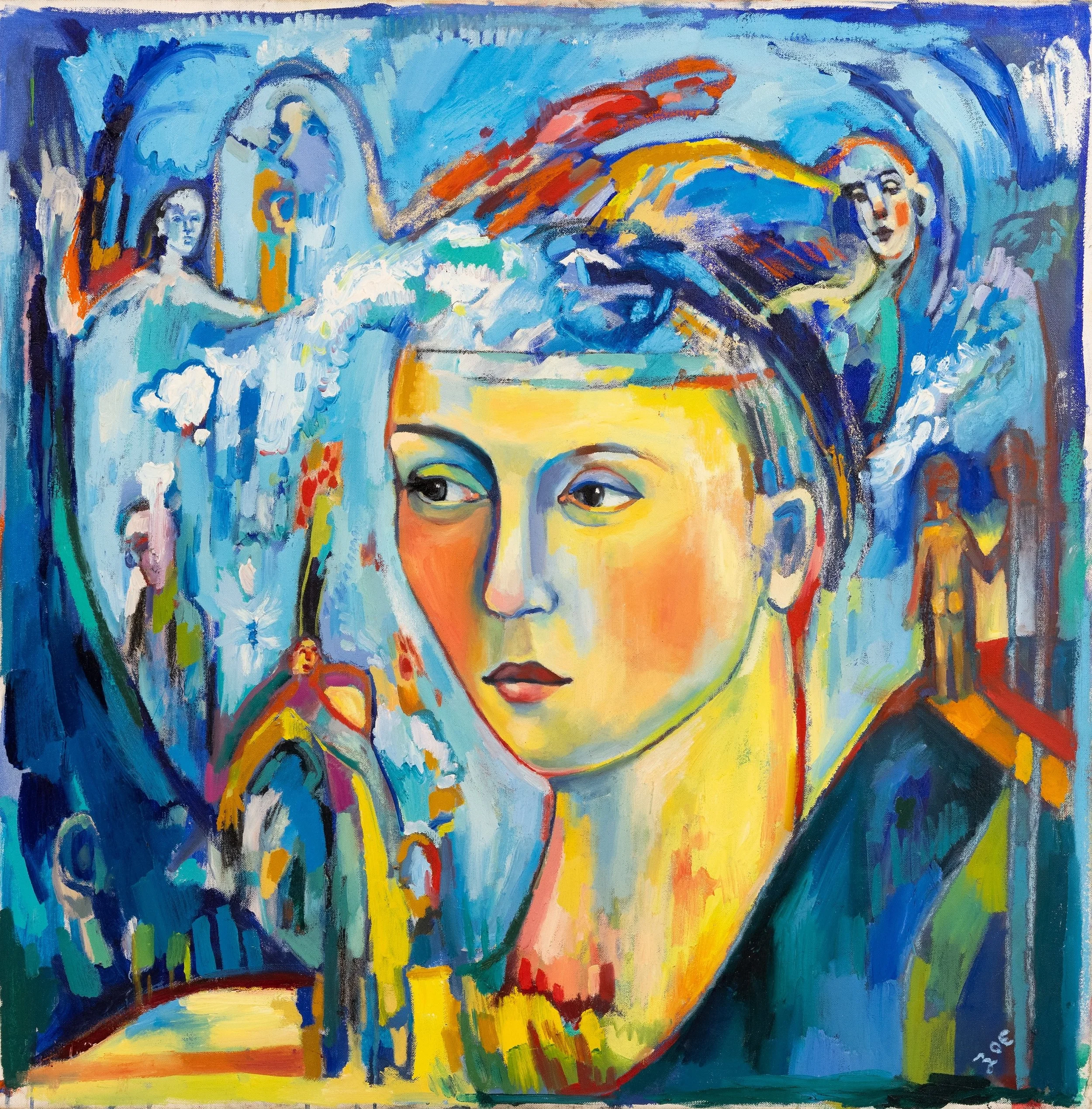 LOST IN MY MIND 
36" x 36"
2018
acrylic and oil on canvas
SOLD