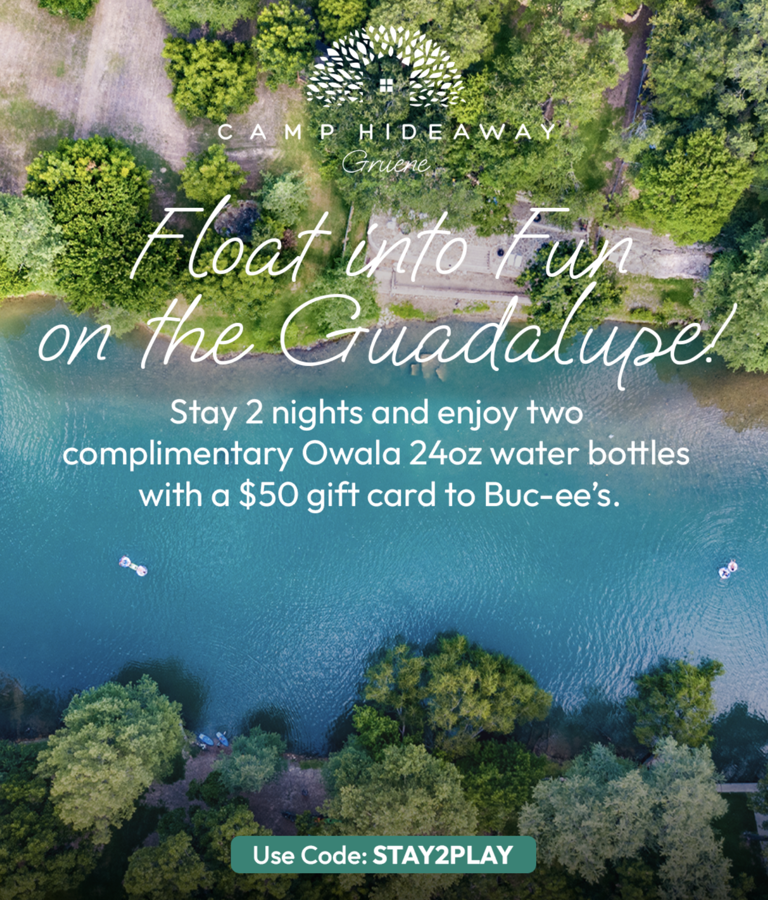 Social ad for Camp Hideaway