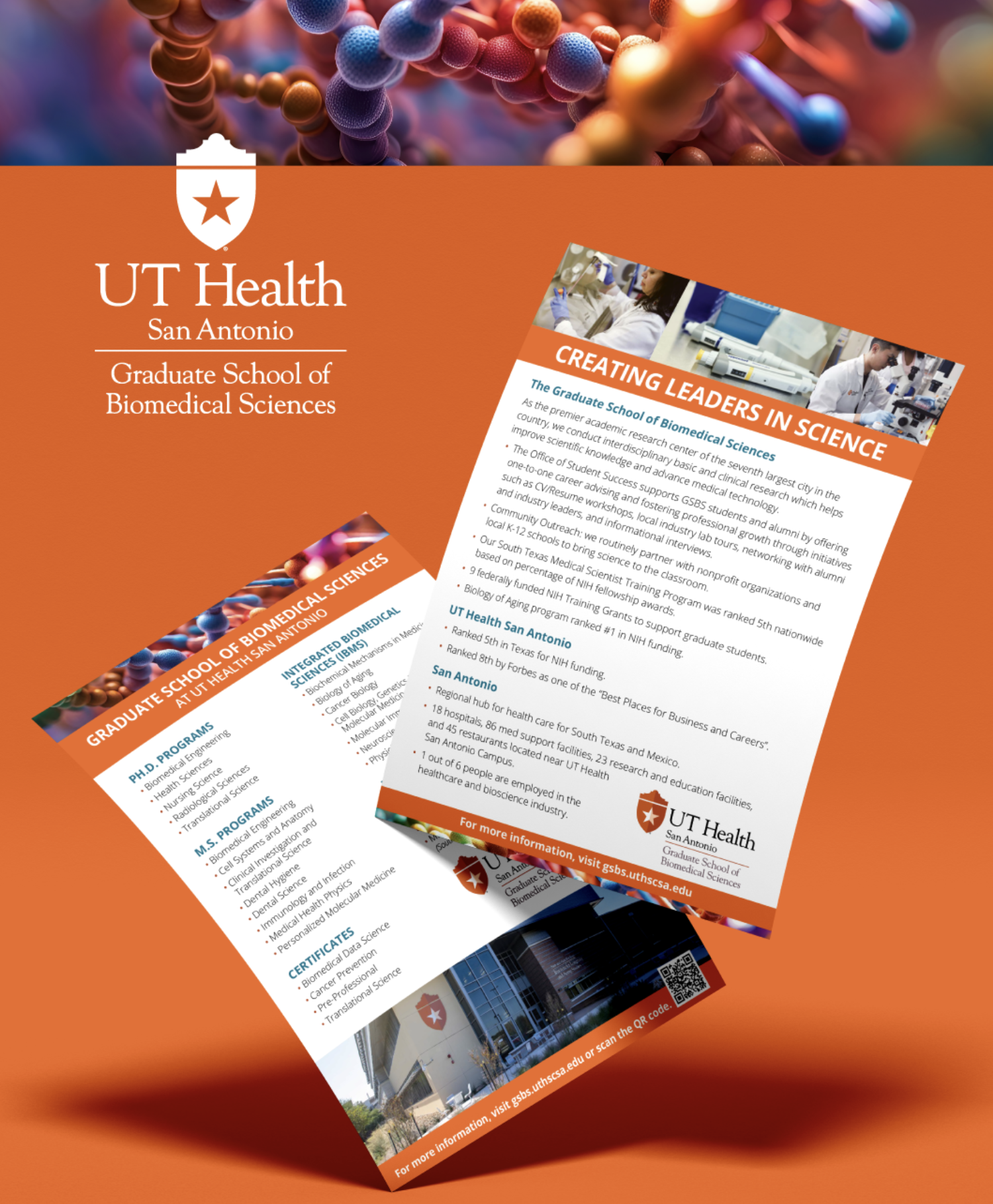 Flyer design for UT Health Science