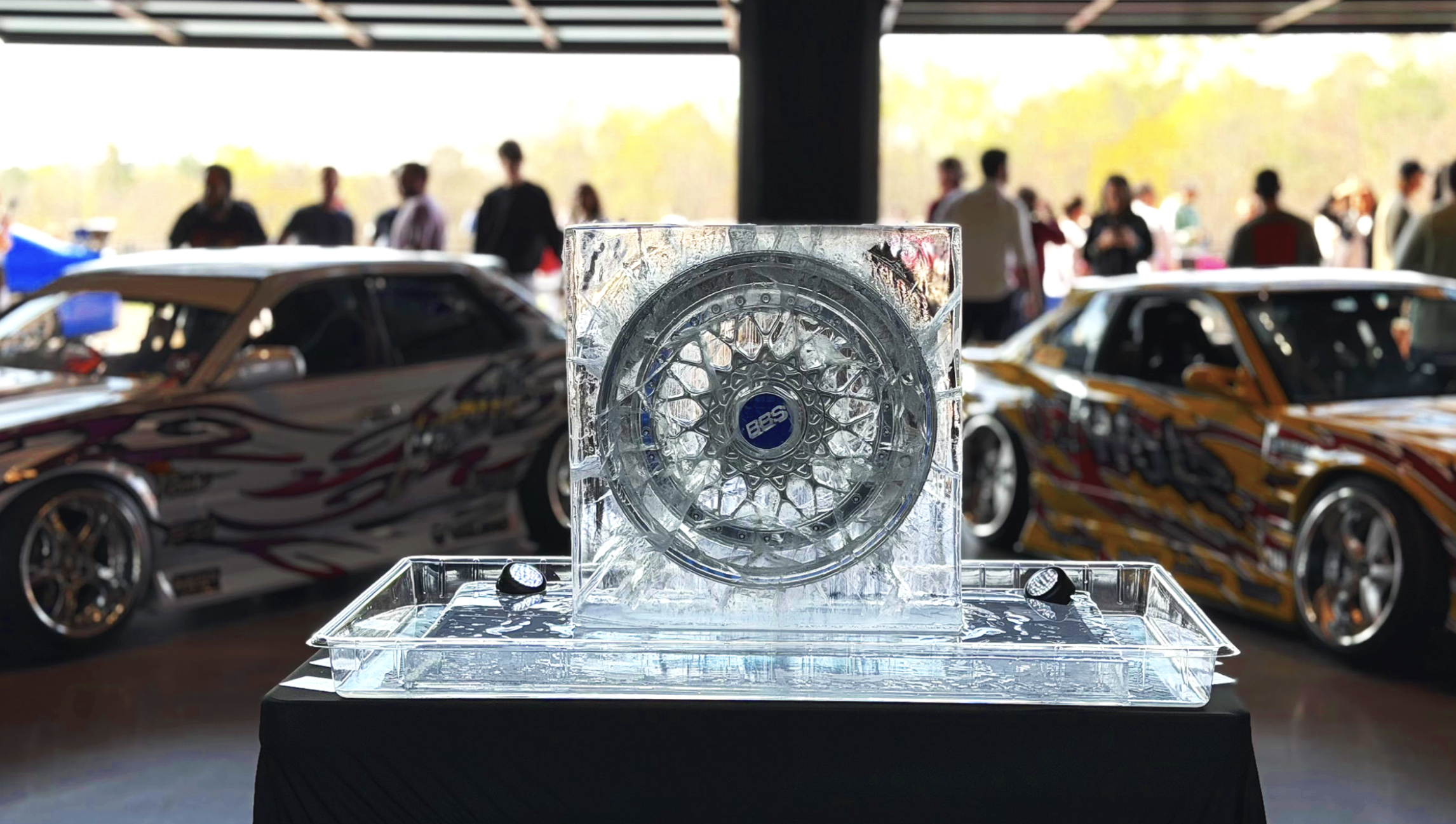 Car Ice Sculpture Block 
