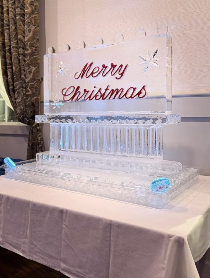 Christmas Ice Sculpture