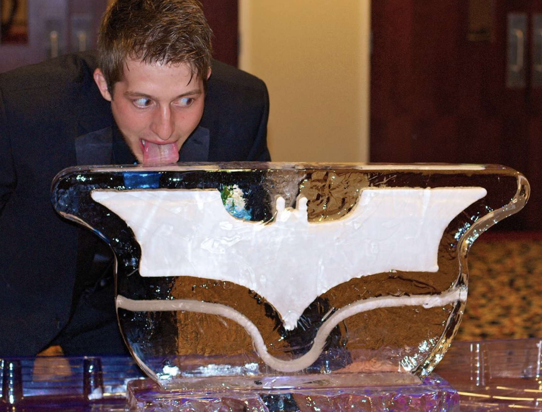 Batman Ice Sculpture Virginia Beach