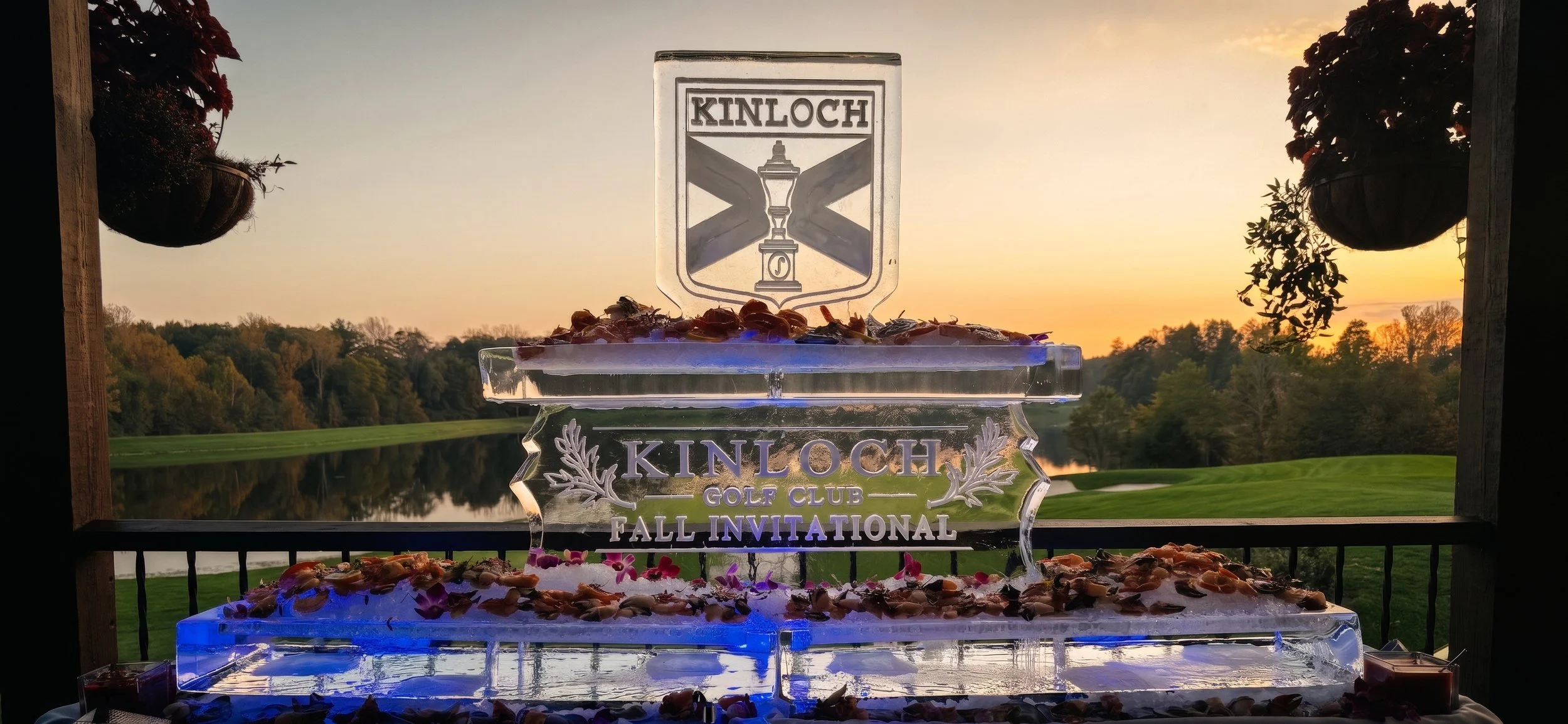 Kenloch Country Club Seafood Ice Sculpture