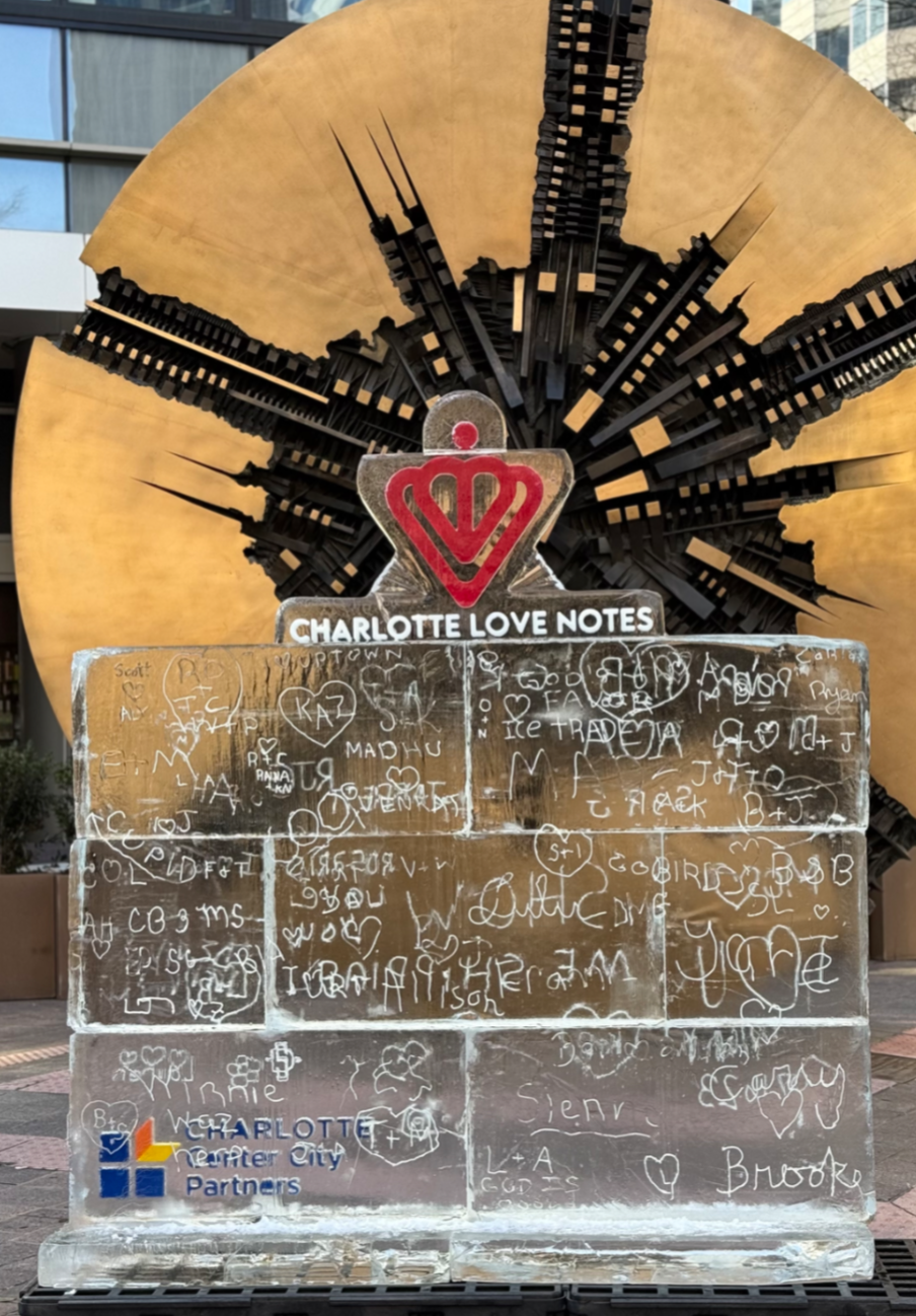 Graffiti Wall Ice Sculpture