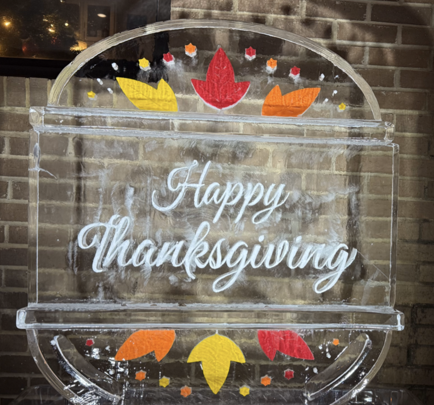 Thanksgiving Ice Sculpture 
