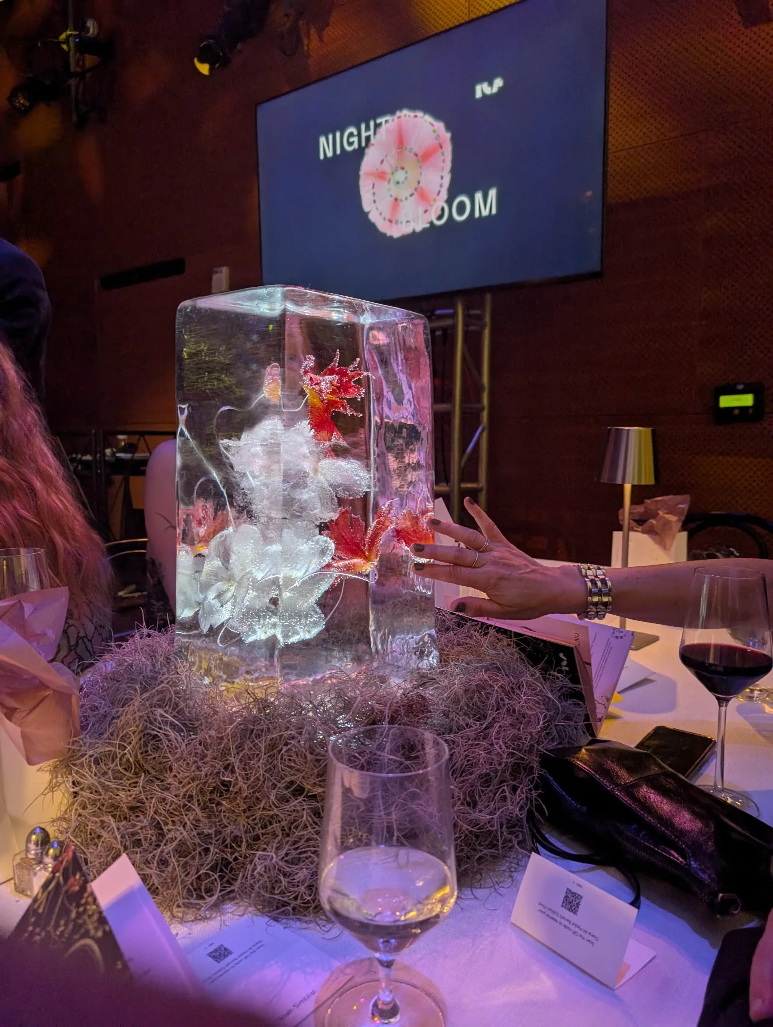 Ice Sculpture Centerpiece VA