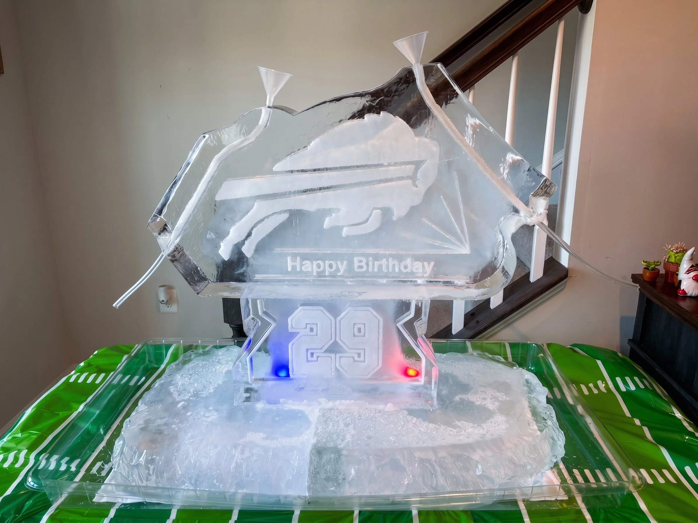 Football NFL Ice Luge