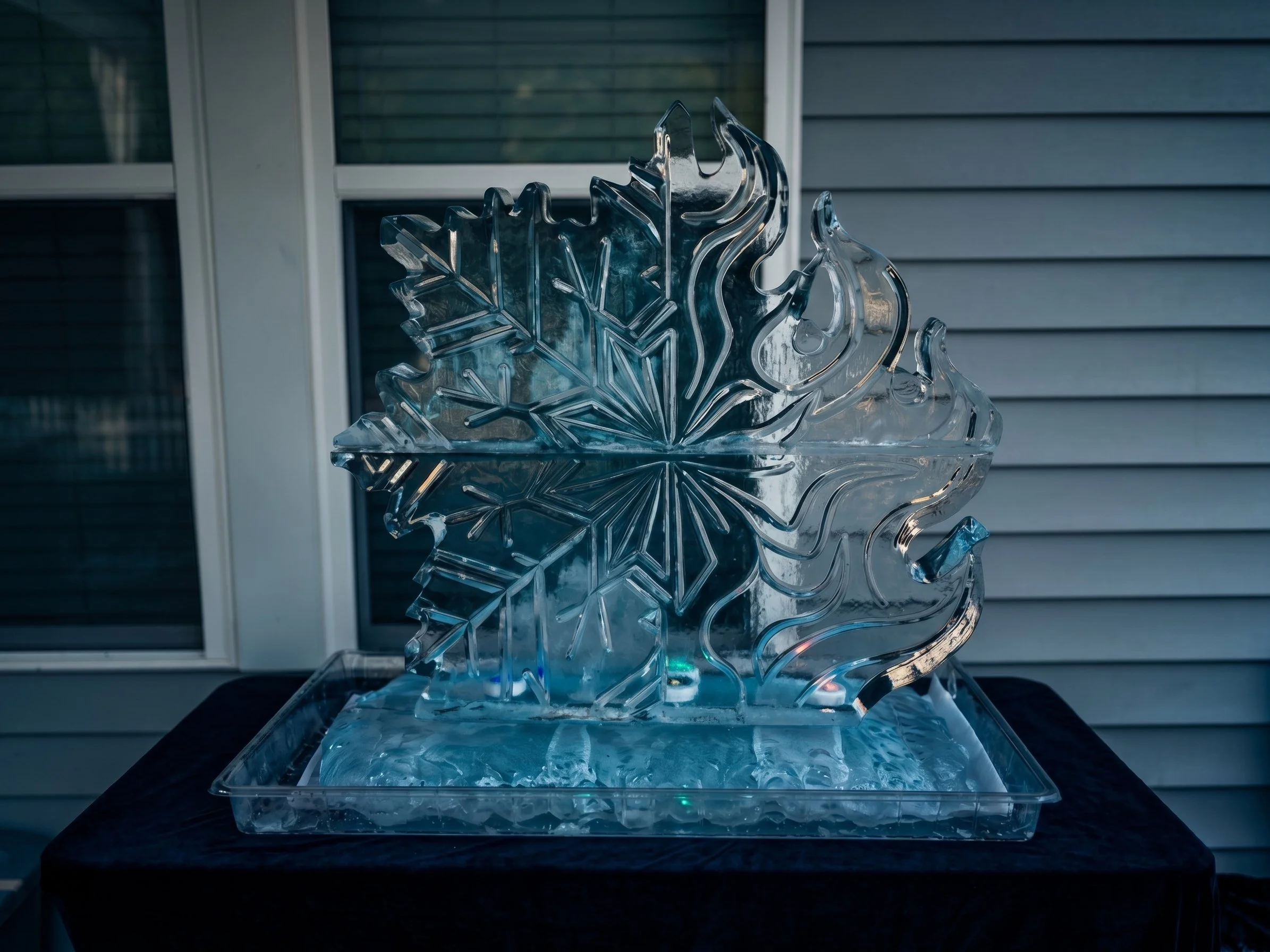 Fire and Ice Sculpture Theme VA
