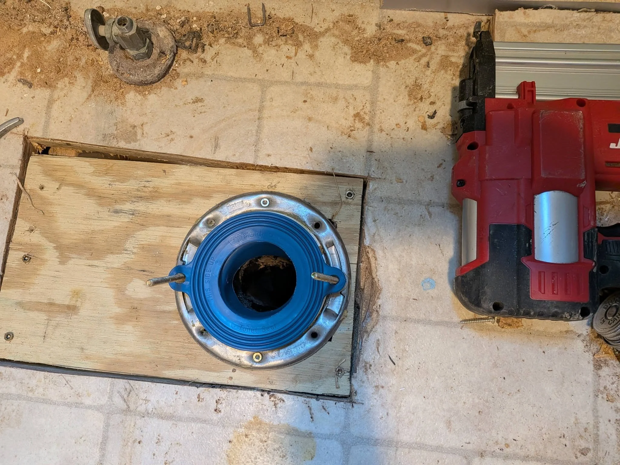 Rotted floor repair