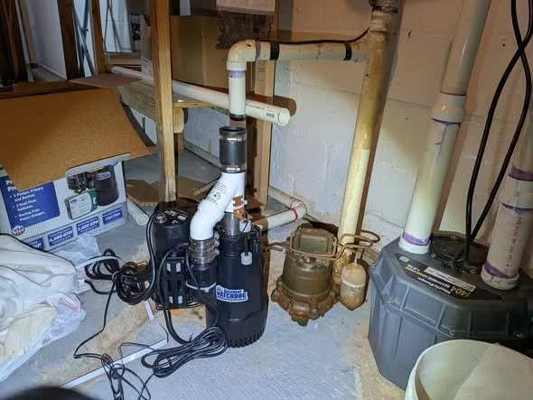 Basement wathdog sump pump system-Scottsville, NY