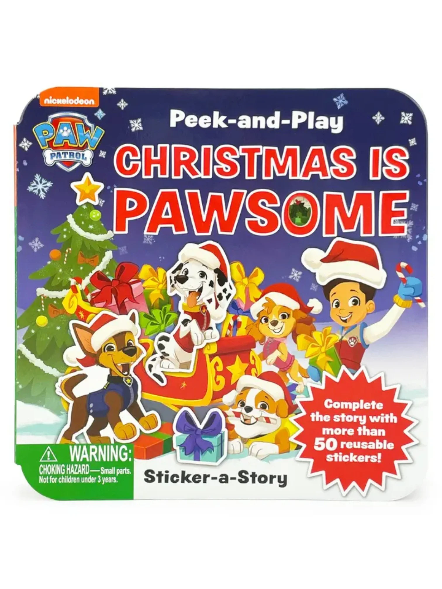 Paw Patrol Christmas Is Pawsome Lift-A-Flap Sticker Book