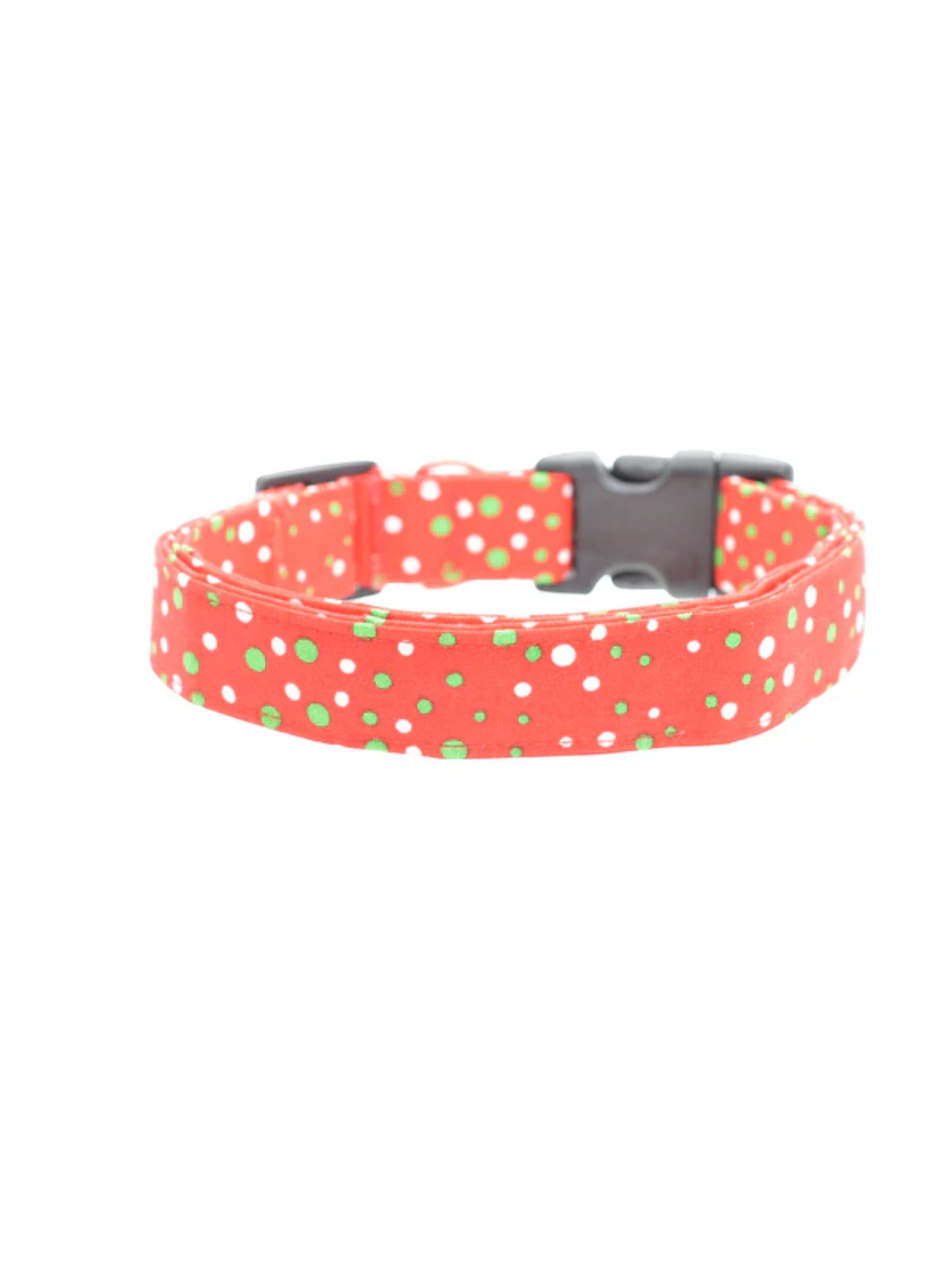 Red and Green Polka Dot Collar