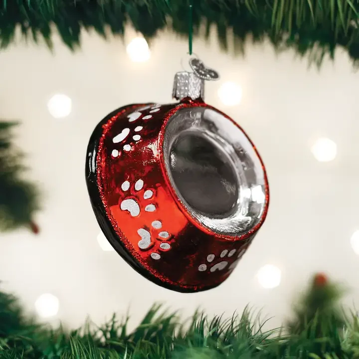 Dog Bowl Ornament | Old World Christmas