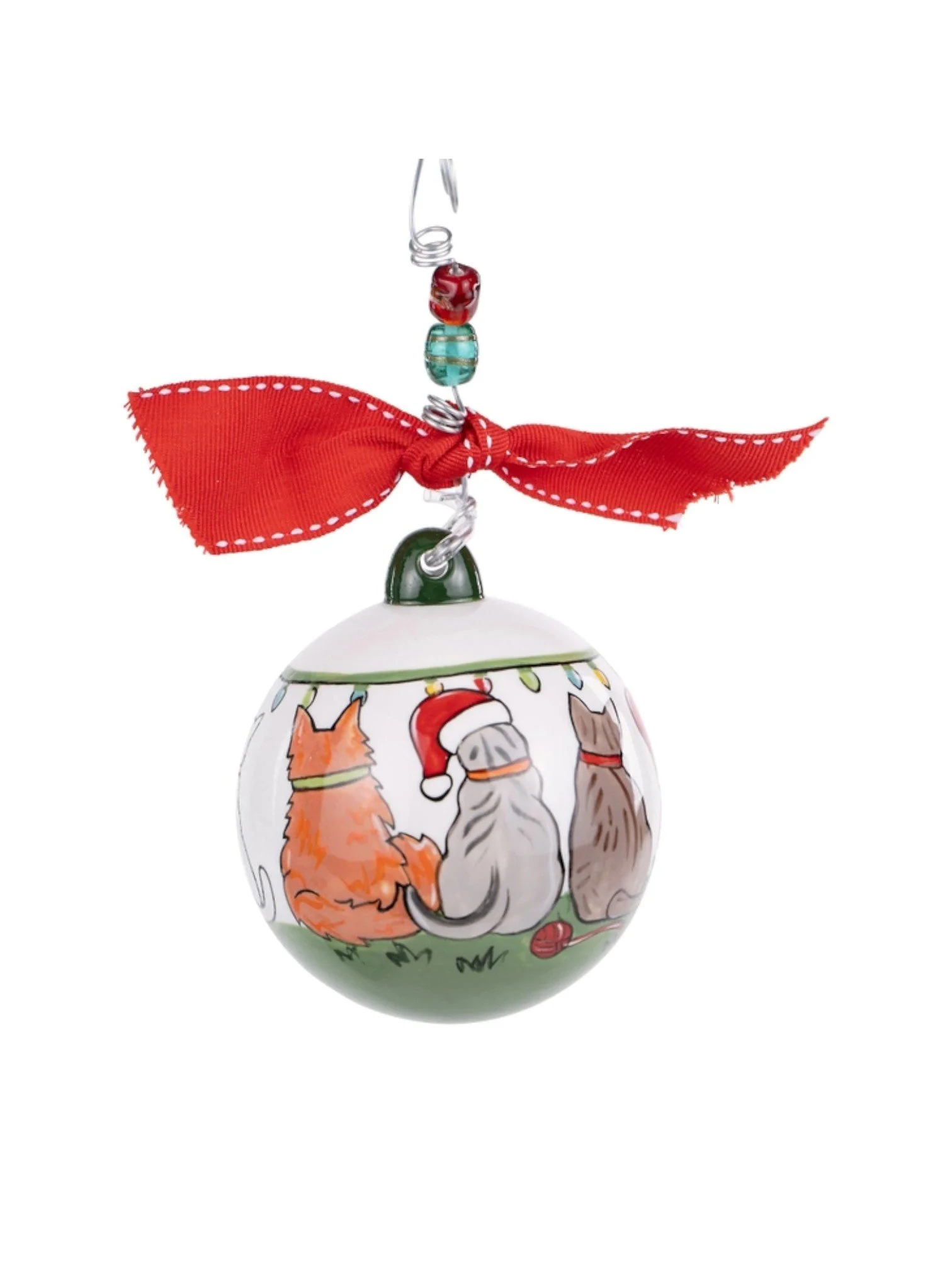 Merry Cat-Mas Holiday Ornament