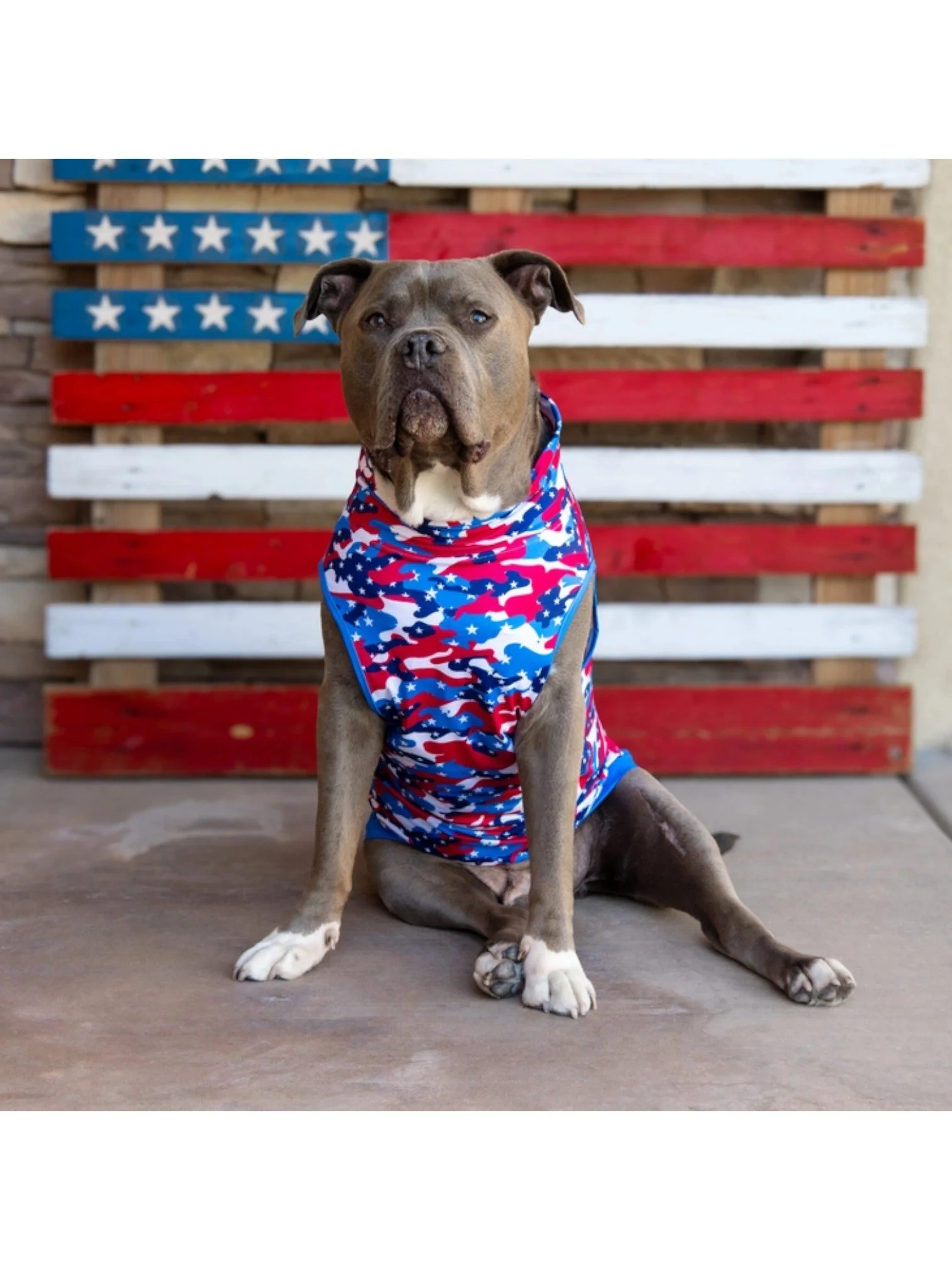 Pawtriotic Camo Muscle Tee