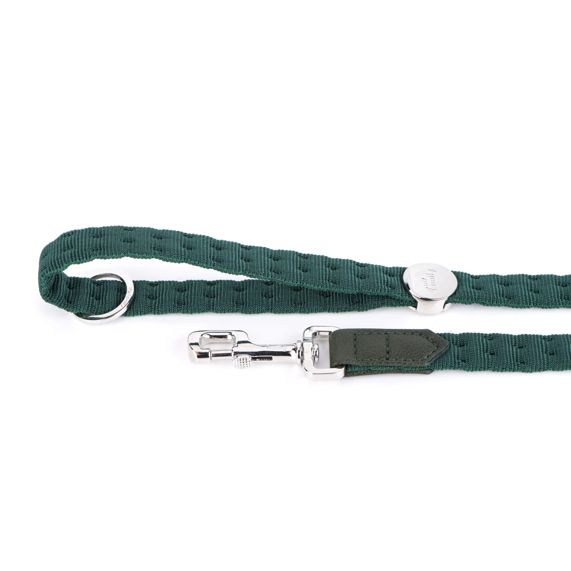 MyFamily Milano Green Italian Nylon Dog Leash