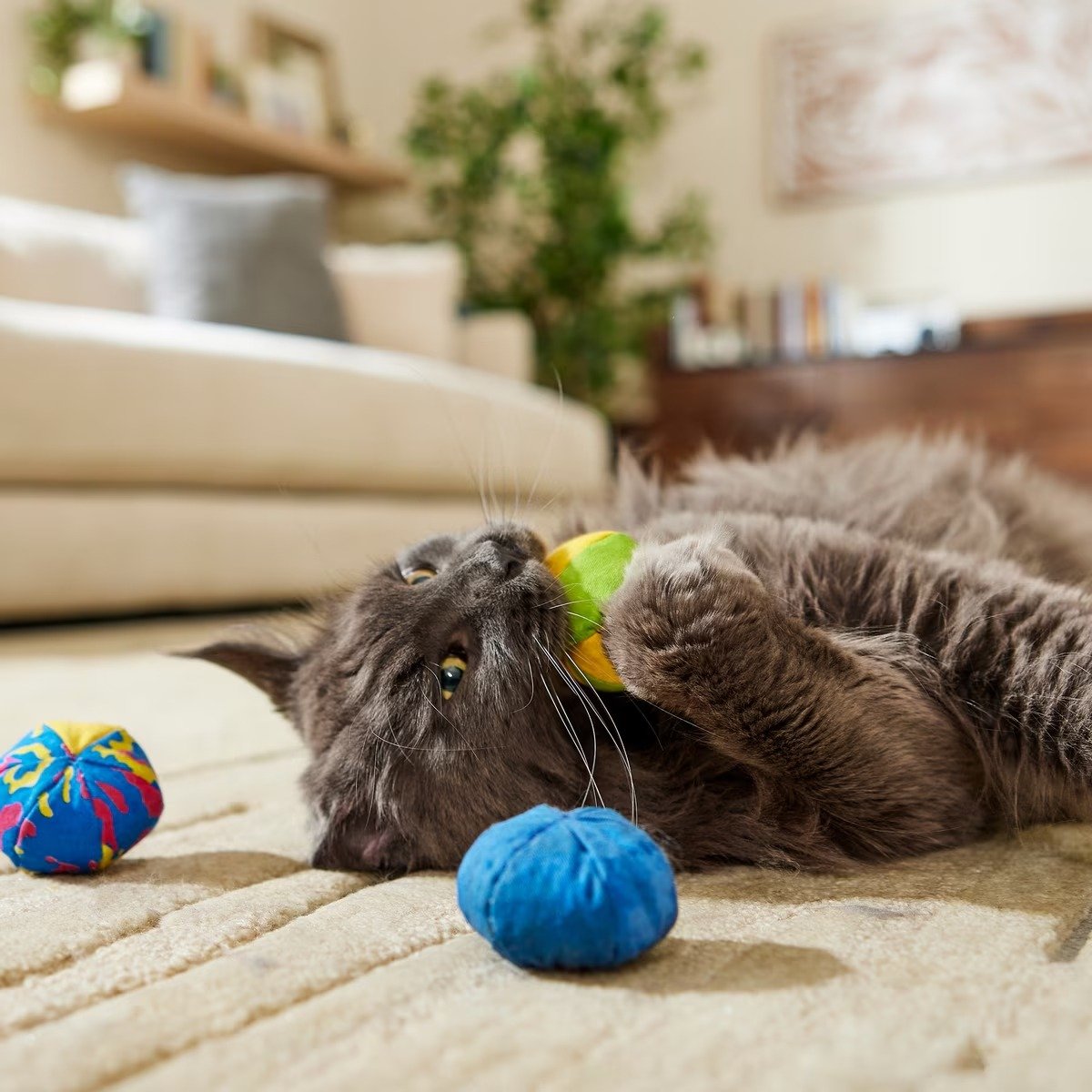 Yeowww! My Cats Balls 3-pack catnip ball toys for cats