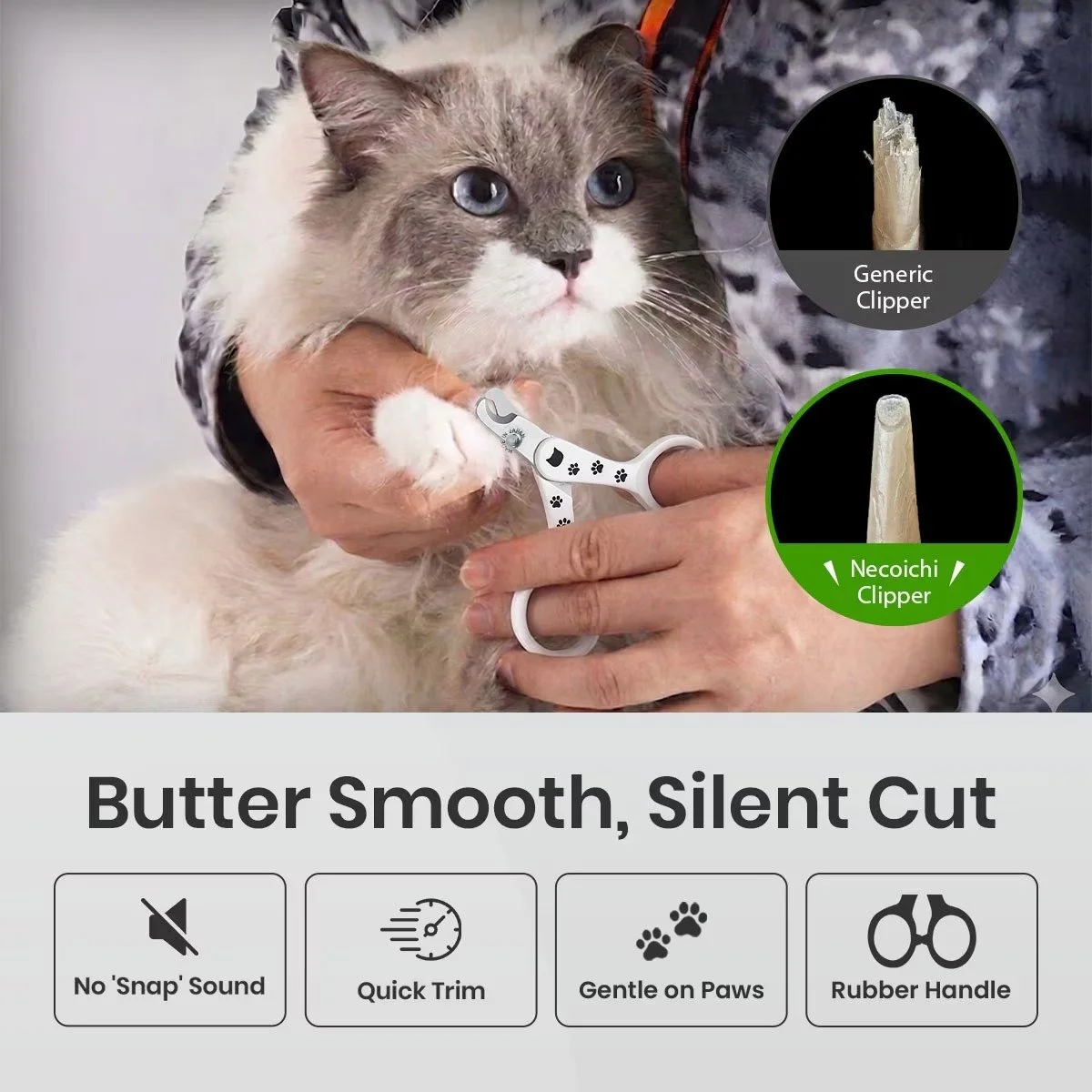 White Necoichi Purrcision stainless steel cat nail clippers (5).jpg