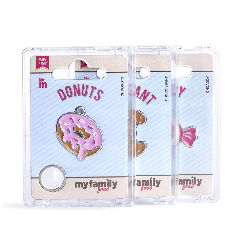 MyFamily Food Donut novelty pet ID tag for dogs
