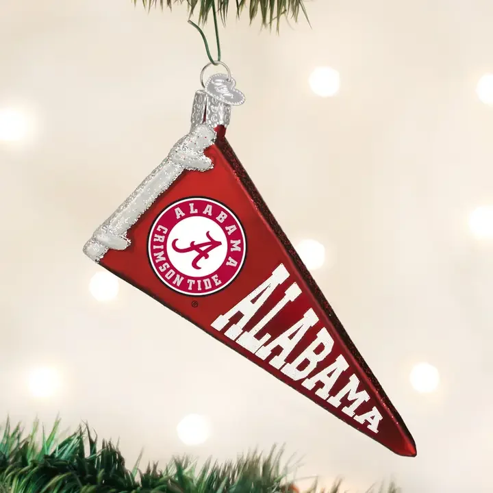 Alabama Pennant Ornament | Old World Christmas