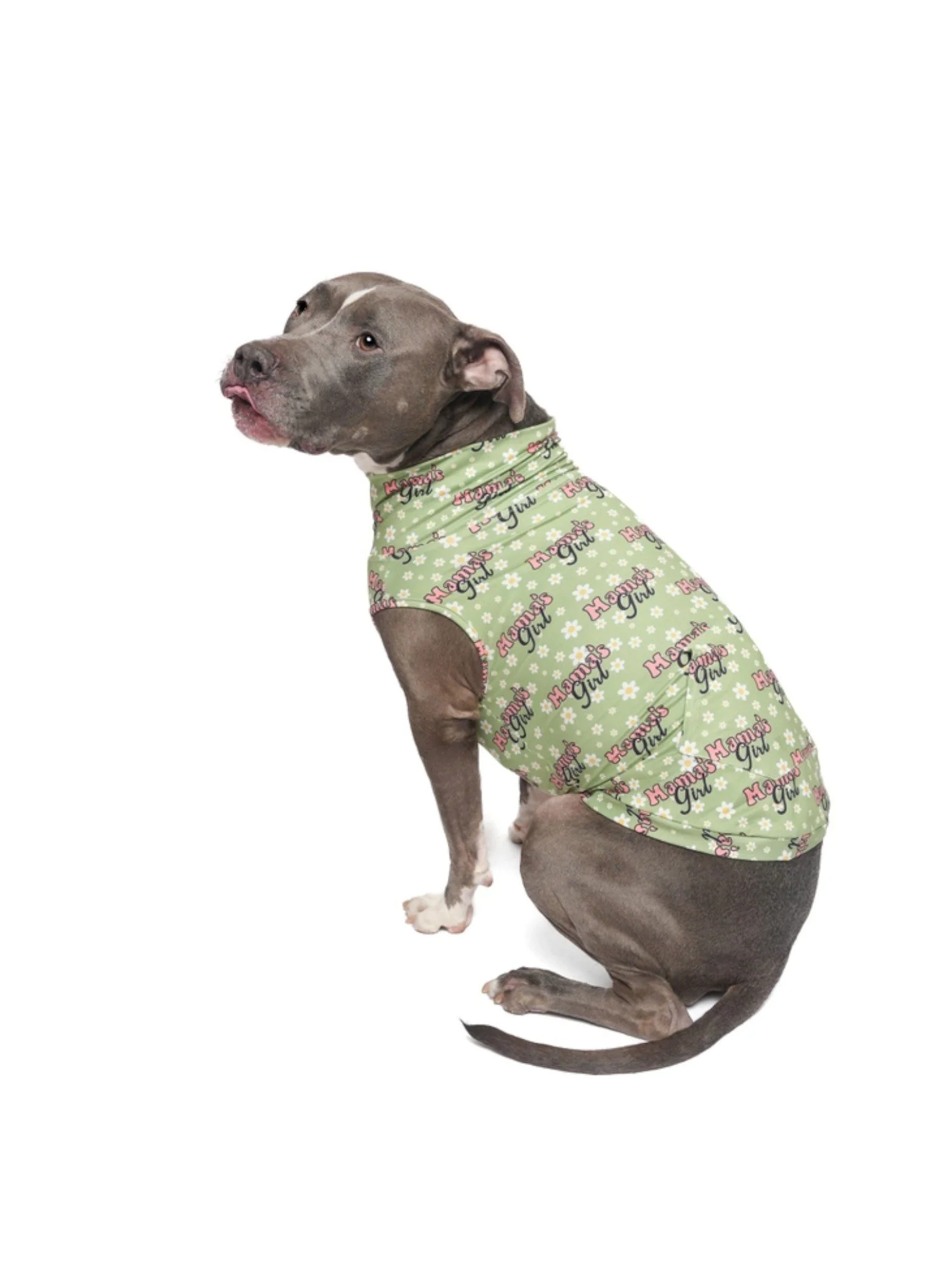 Green Mama's Girl Muscle Tee