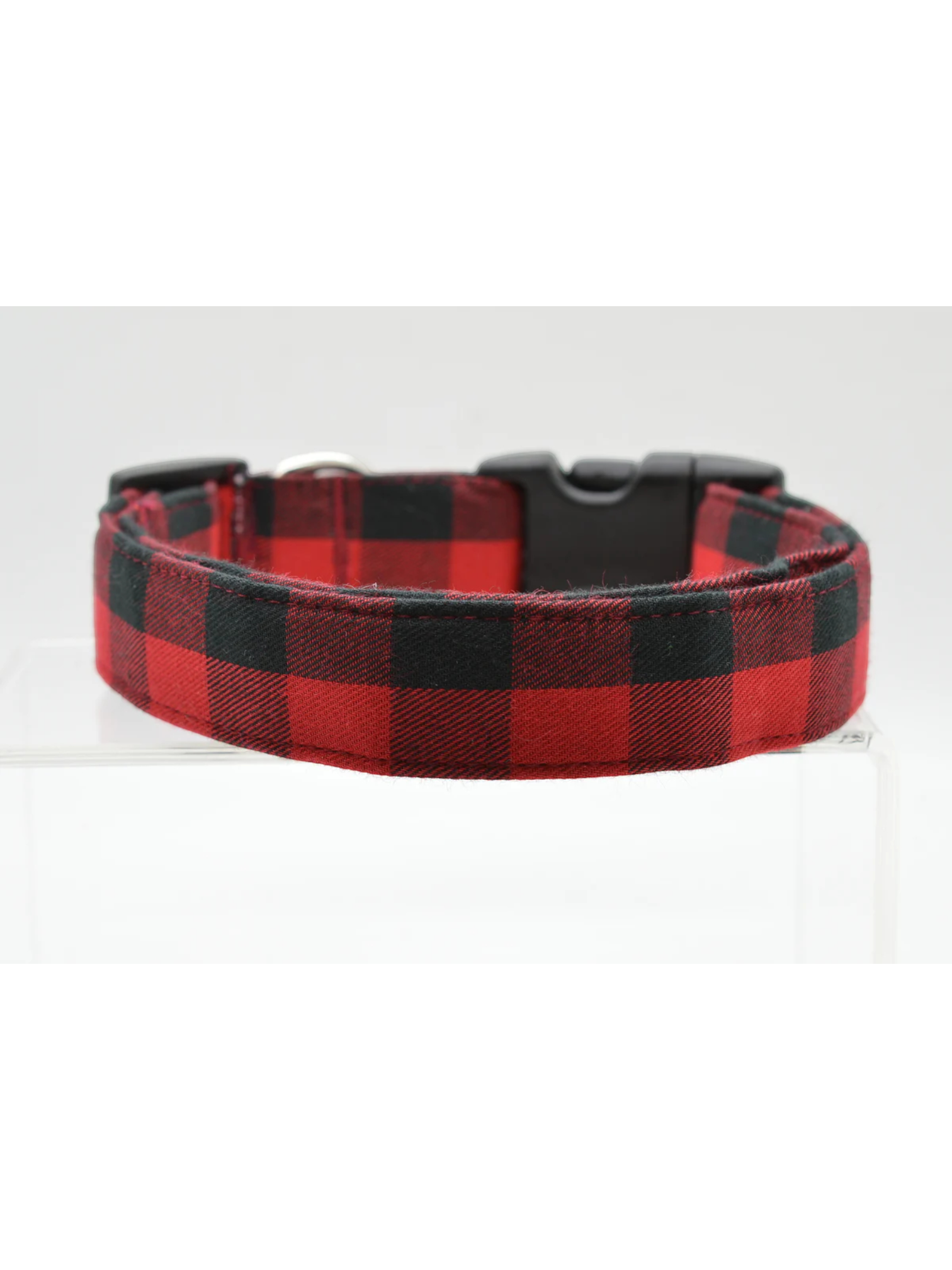 Red & Black Buffalo Plaid Collar