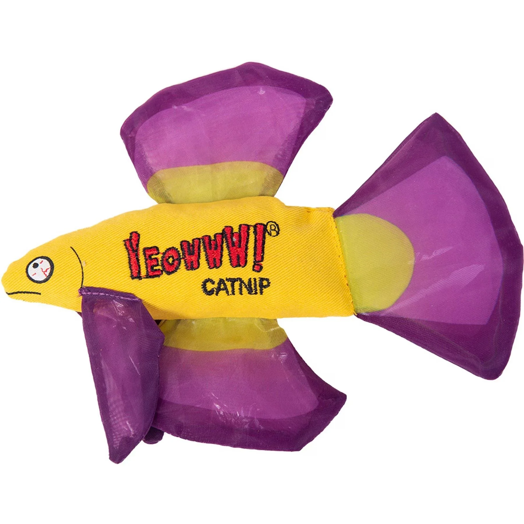Mo Betta Purple Fish Catnip Toy