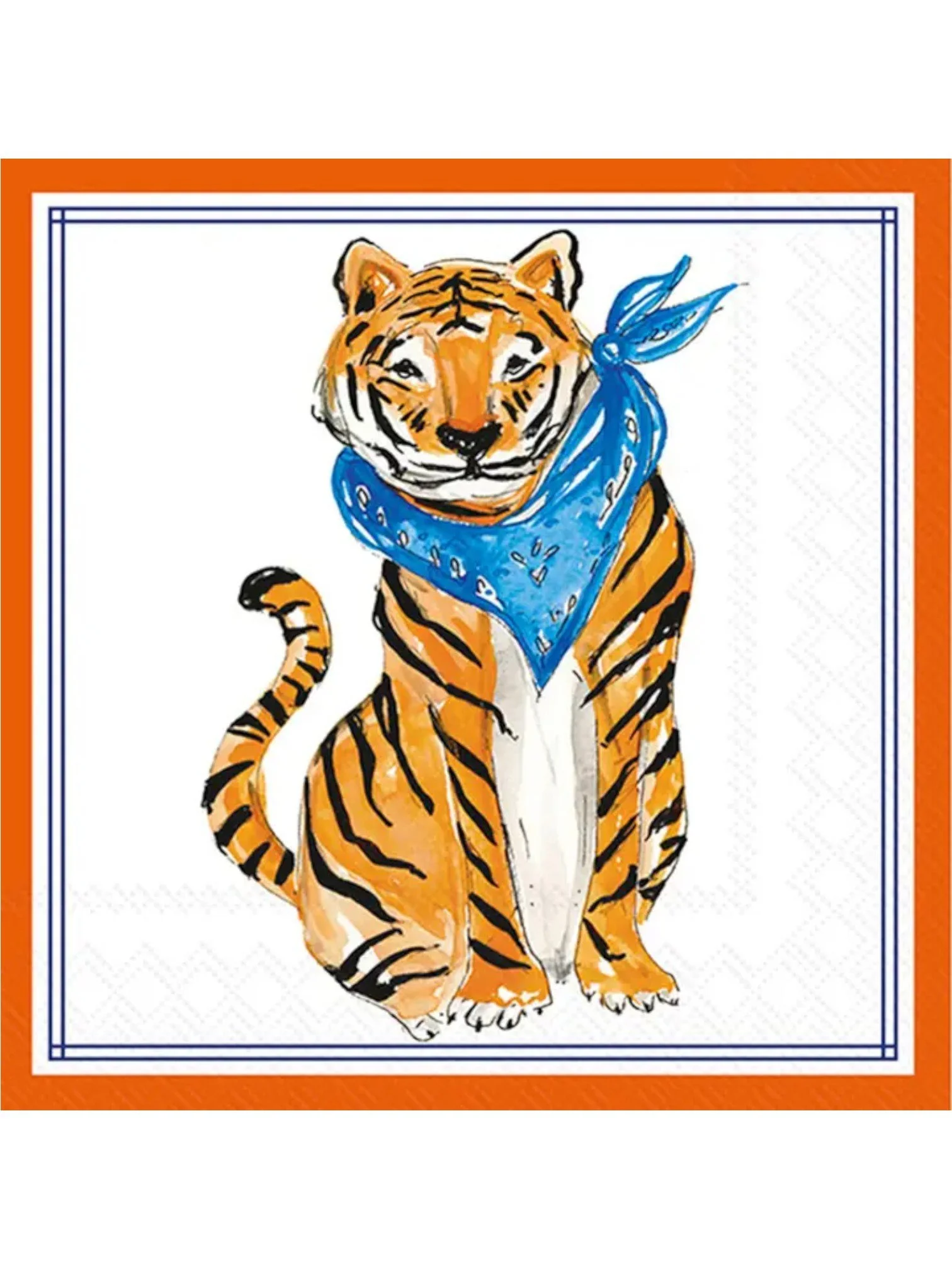 Blue Tiger Hometown Pride Paper Cocktail Napkins