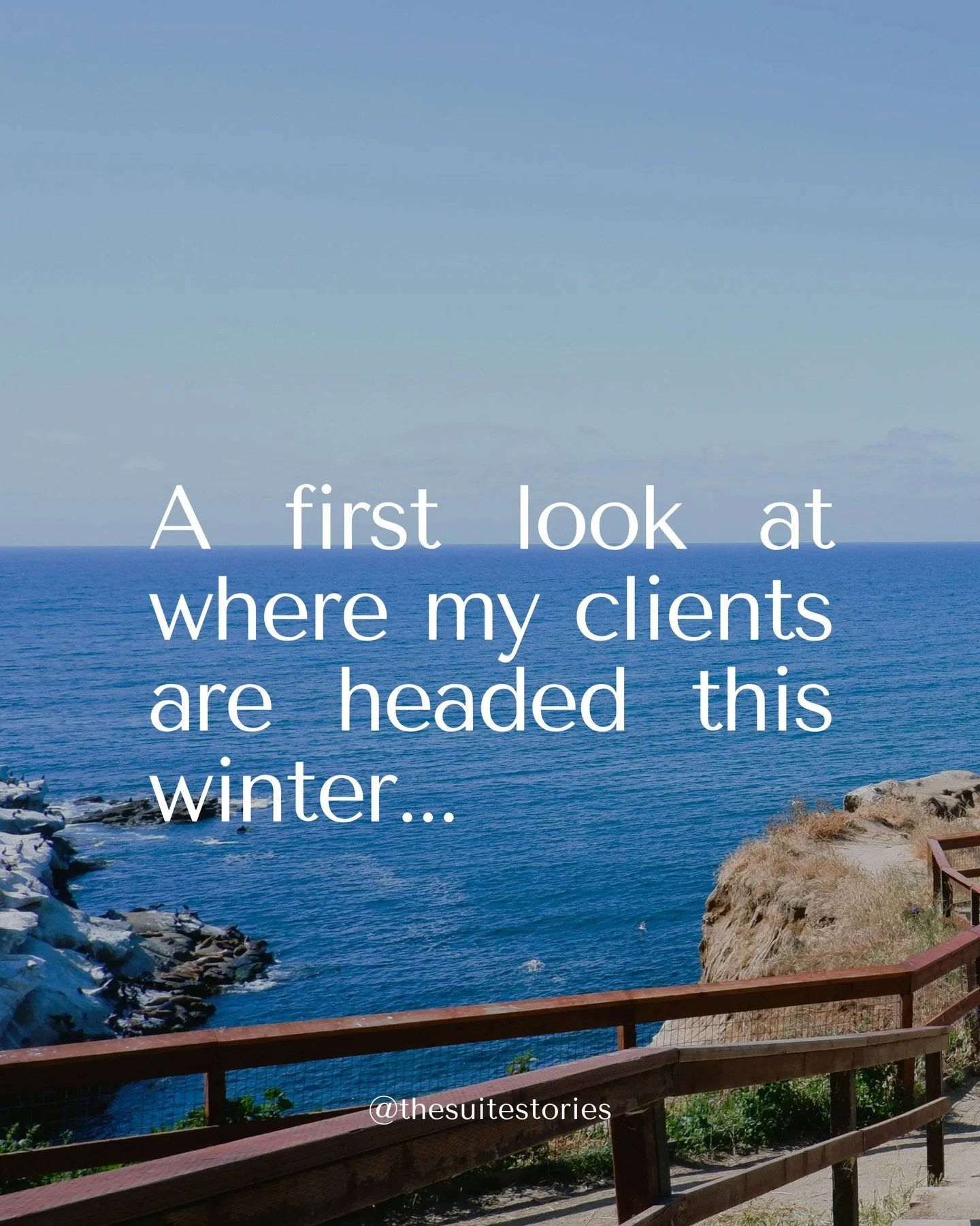 A first look at where my clients are headed this winter. From a calm group getaway in San Diego to anniversary moments in the Eastern Caribbean and a fun multigen Disney sailing to Cozumel, winter is already filling up with trips that feel easy, sunn