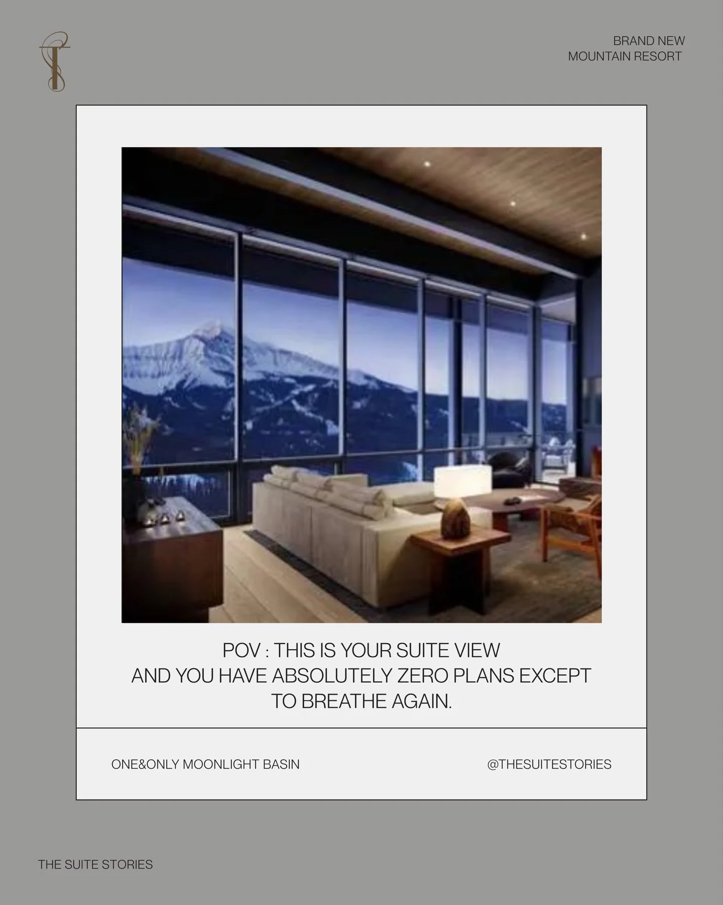 One and Only&rsquo;s brand new mountain resort just opened, and it feels like it was designed for travelers who want privacy, quiet luxury, and a trip that actually restores you instead of draining you.

Floor to ceiling windows pulling the mountains