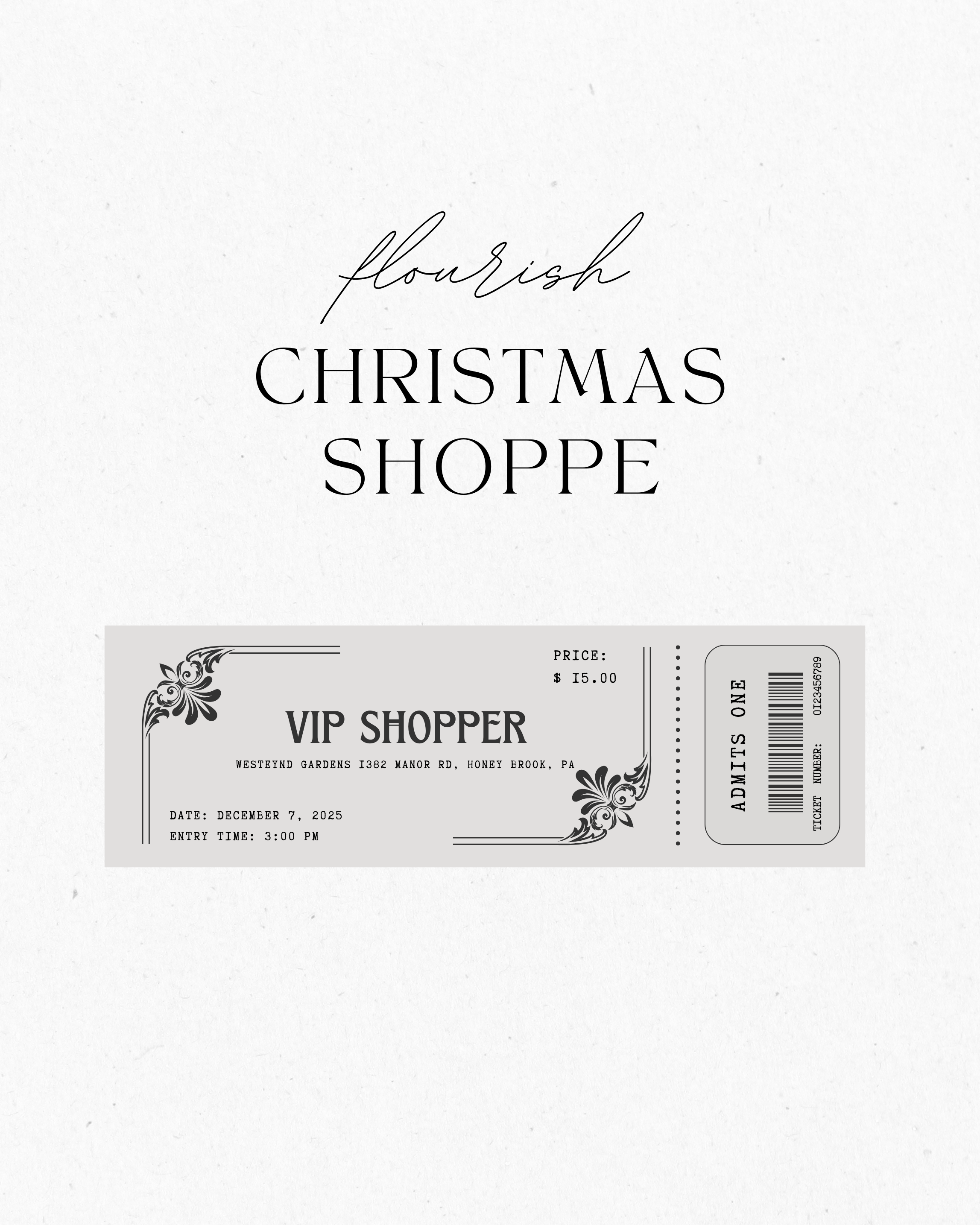 VIP Shopping Ticket