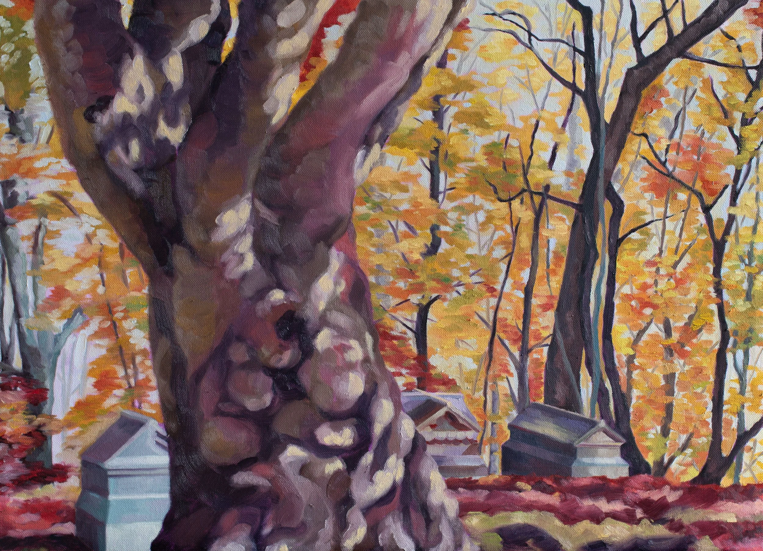 "Sleepy Hollow" Oil paint, 18 x 24 in