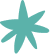 Teal 5 pointed star icon that acts as a bullet for the respective points.
