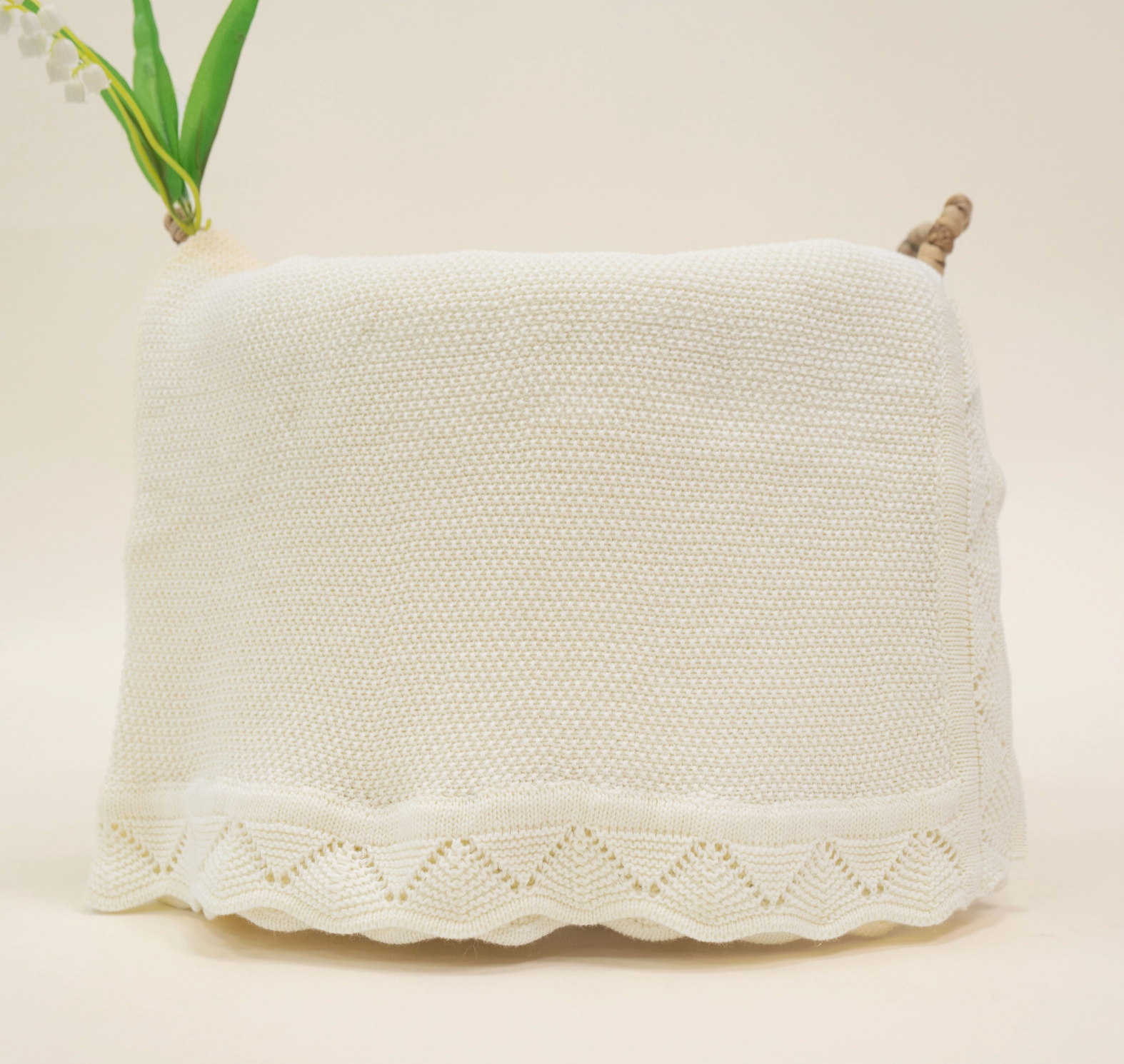 Heirloom Lacing Baby Blanket