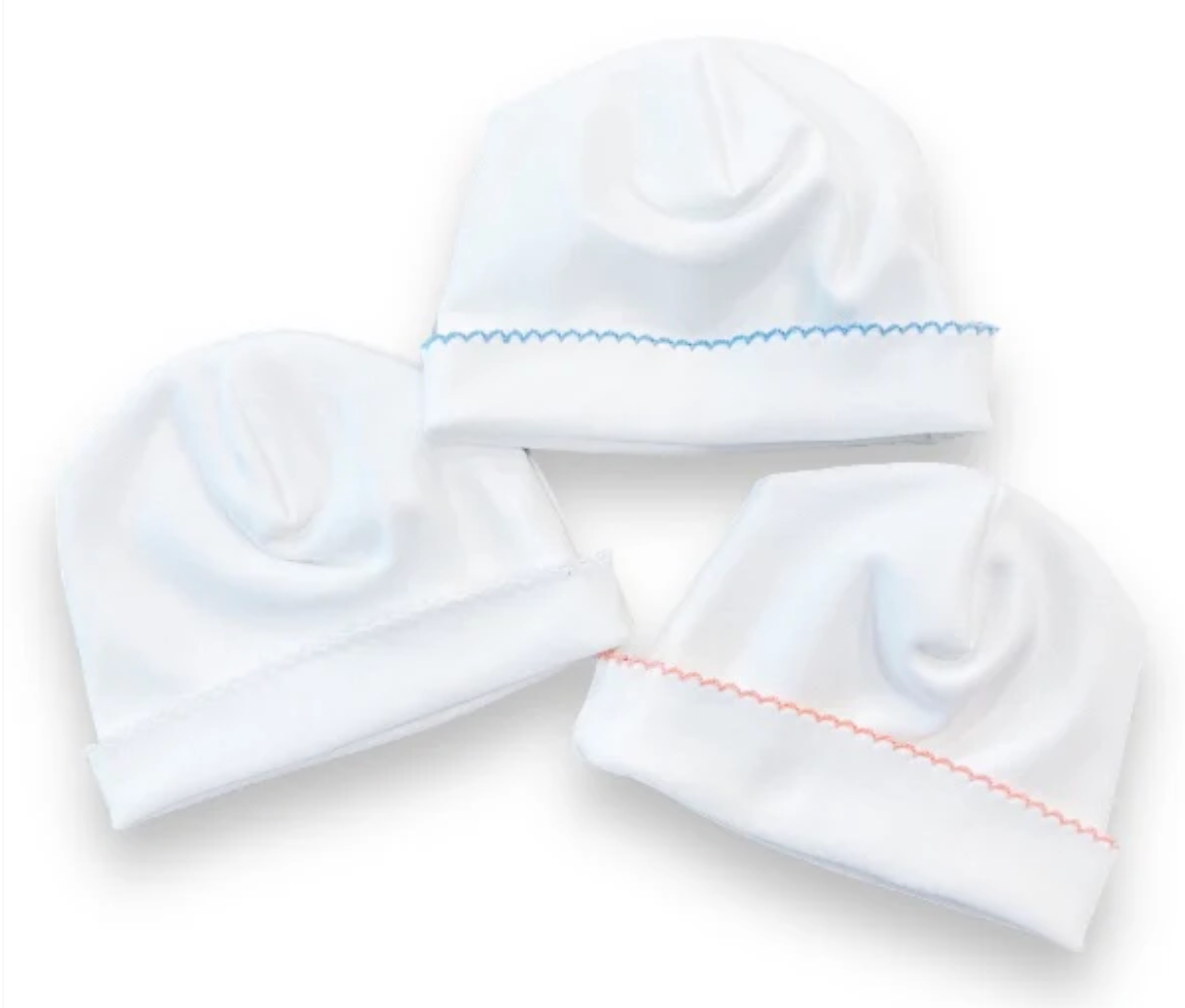 Personalized Picot Trim Hat