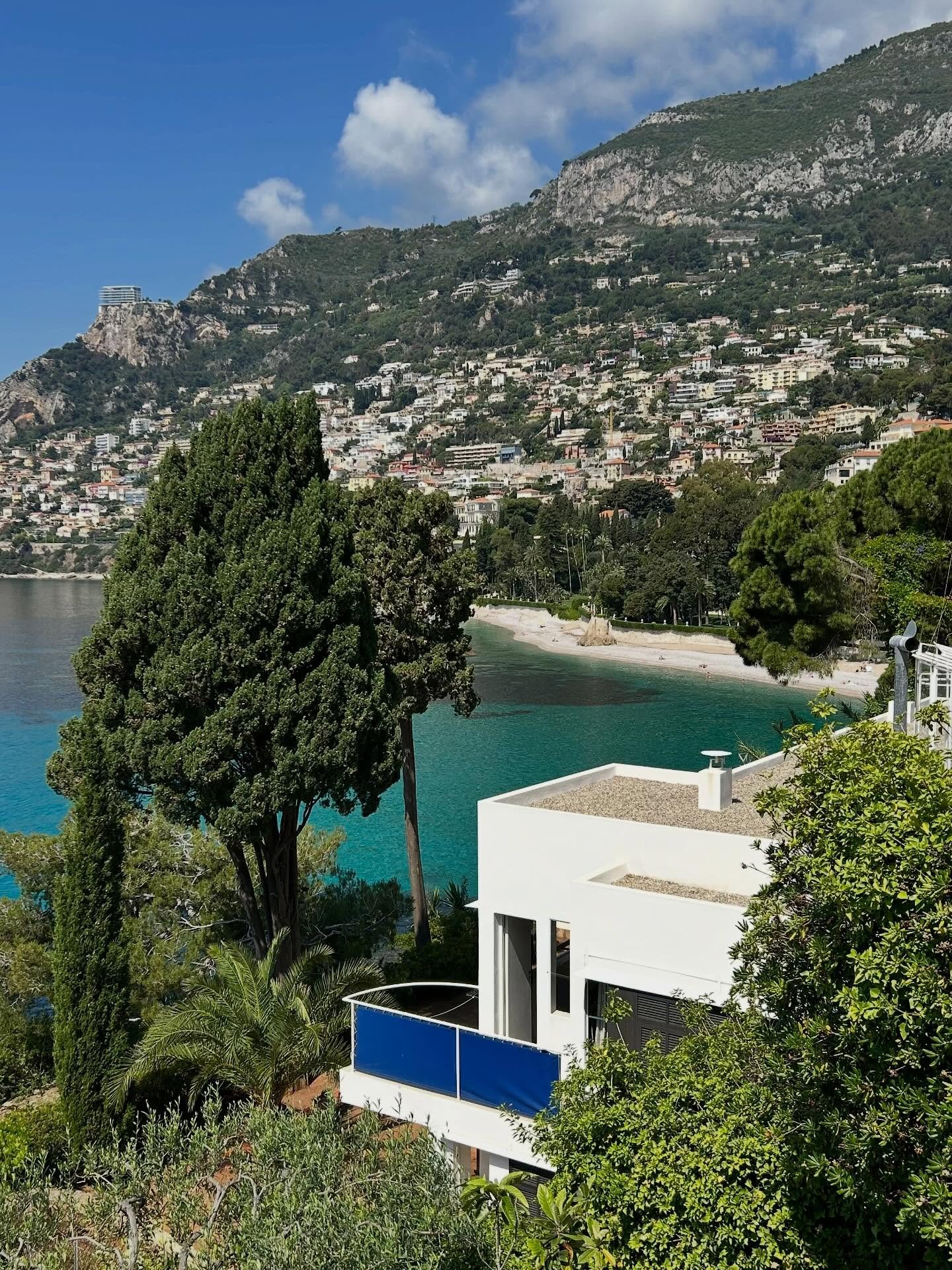 E 1027 Villa - Roquebrune-cap-Martin, France 

This was designed by Eileen Gray an architect and furniture designer. (I catch myself saying it&rsquo;s Le Corbusier&rsquo;s work but Gray would be highly offended and you&rsquo;ll see why.) 

Gray and h