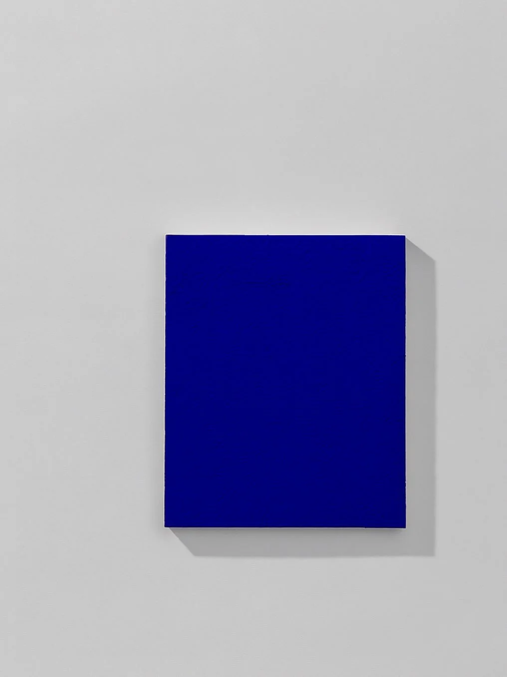 This blue pigment used to be as expensive as gold&hellip;A French guy, Yves Klein worked with a chemist to come up with a formal for this ultramarine color. I&rsquo;d consider this a cobalt blue. His goal was to come up with a formal that wouldn&rsqu