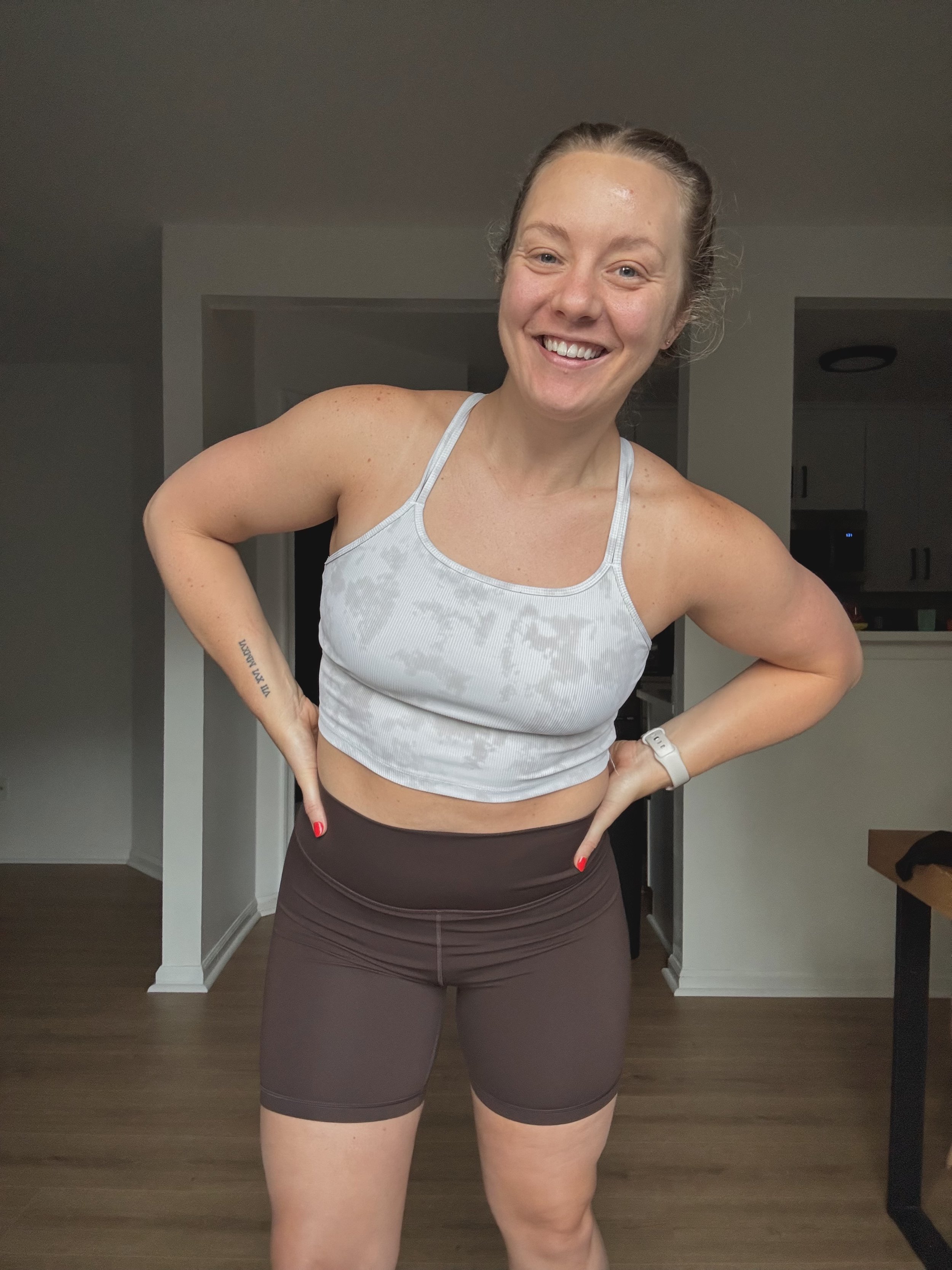 CrossFit athlete working toward fat loss through customized nutrition coaching