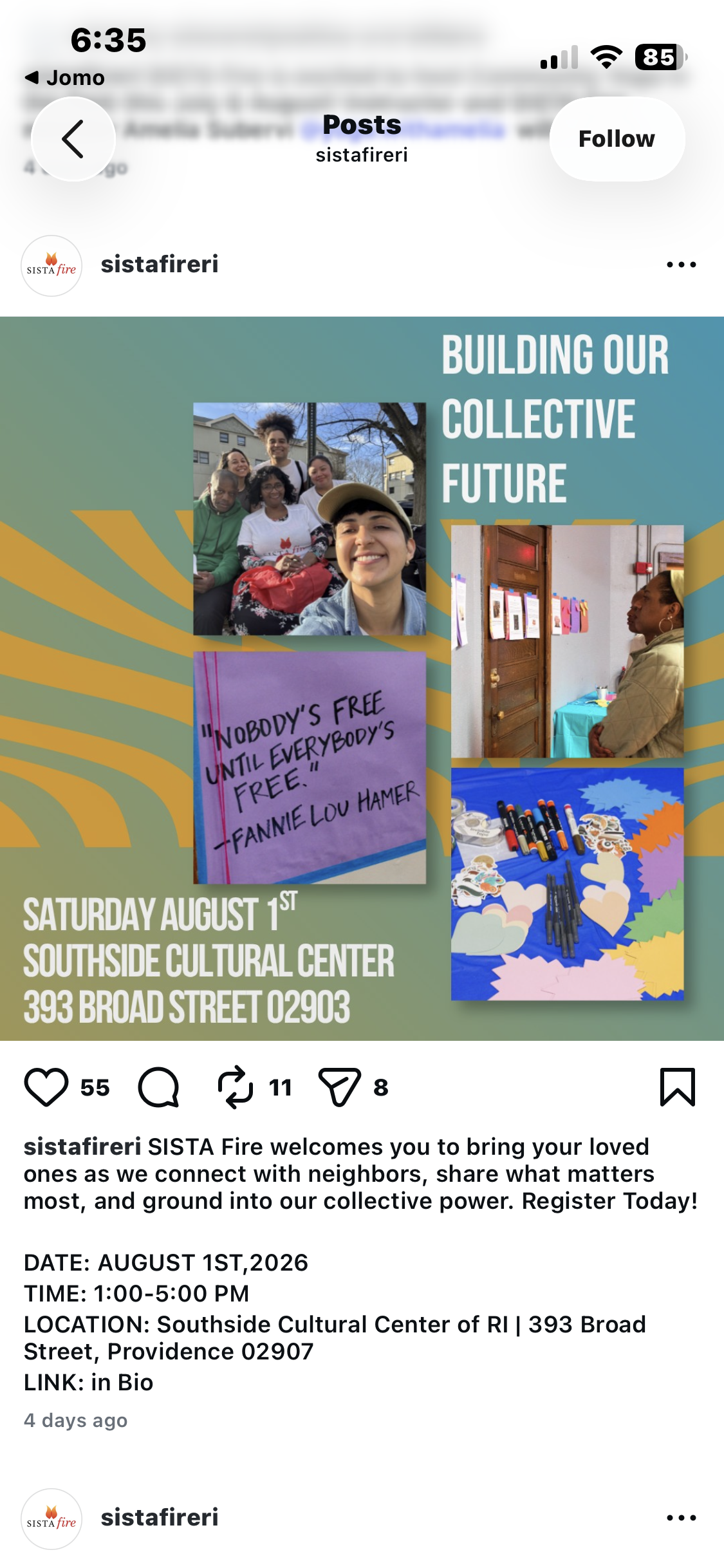 Sista Fire Community Forum