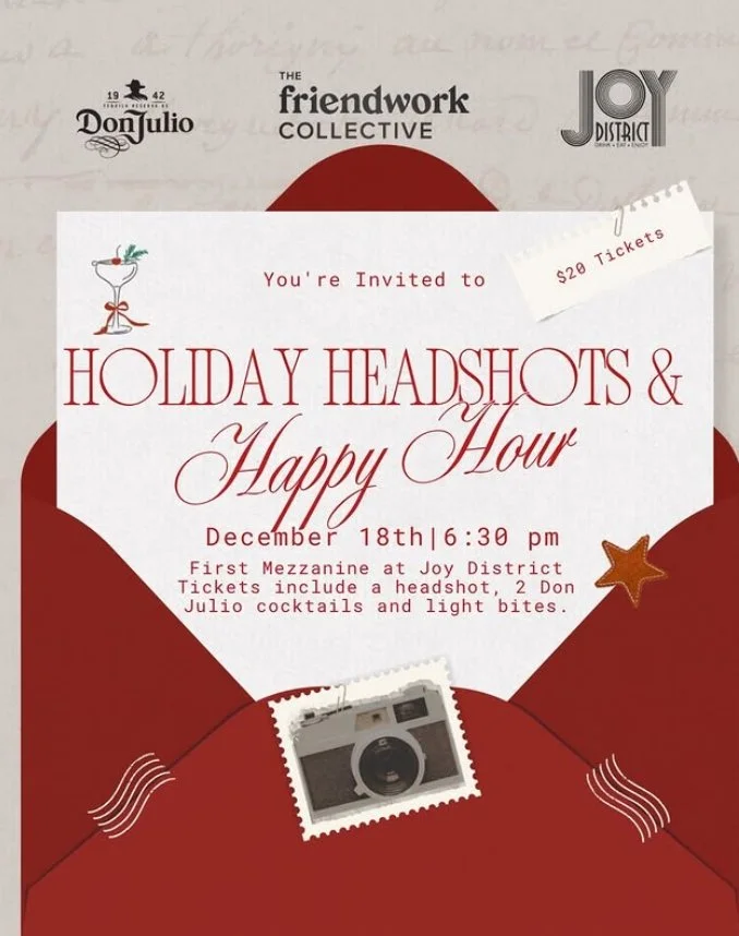 Holiday Headshots & Happy Hour