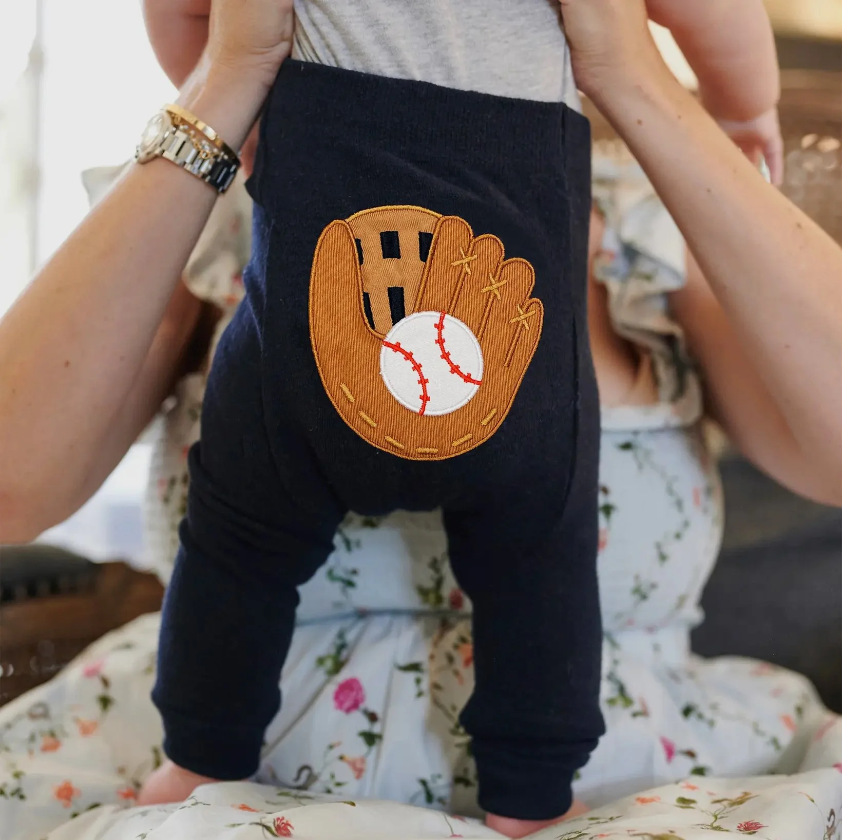 Baby Tights-Baseball Mitt