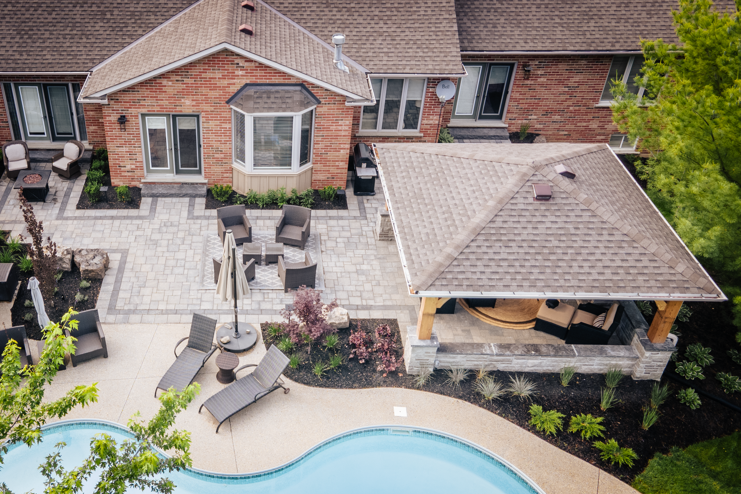 Bridle, backyard landscape