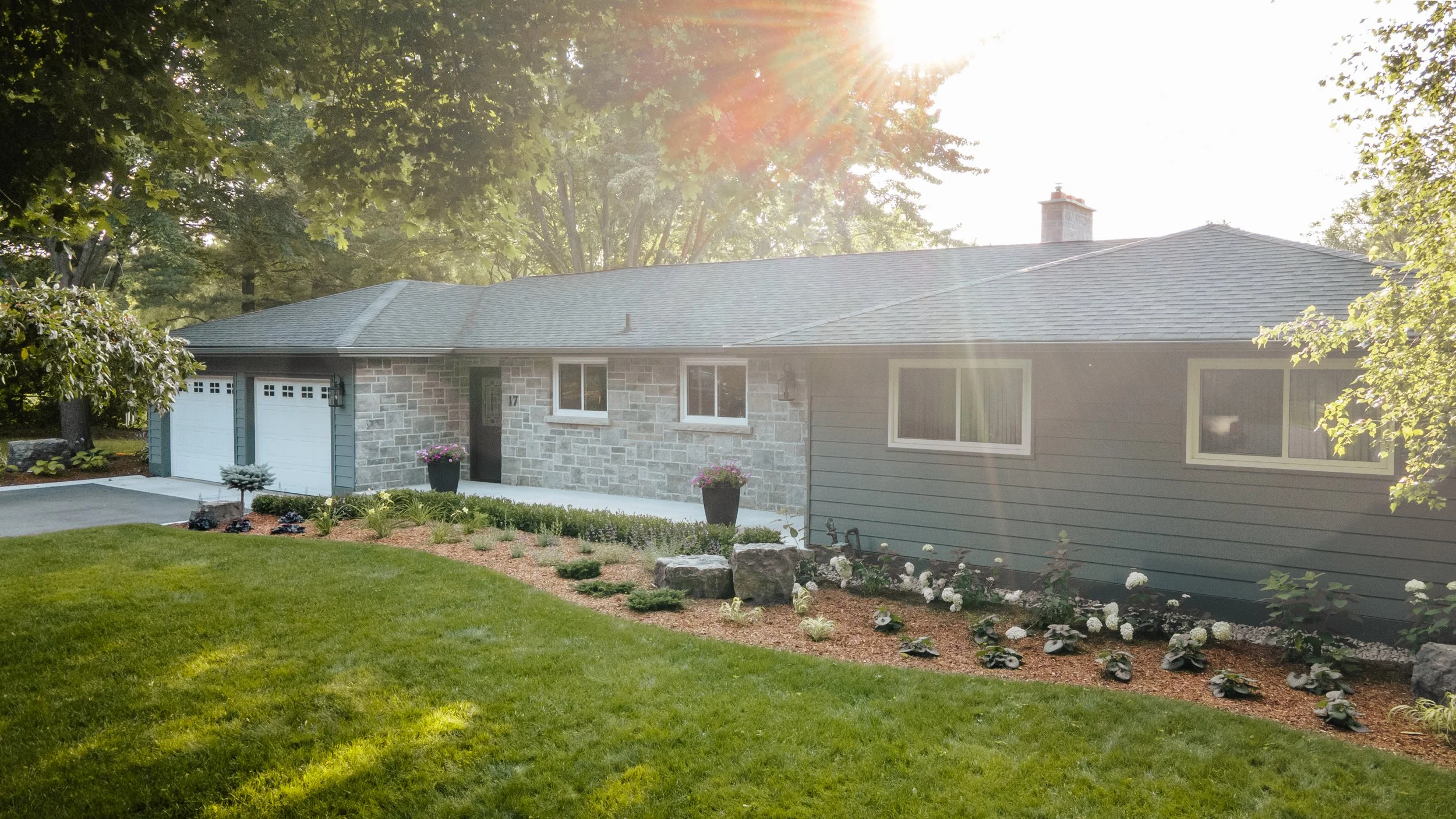 Binkley, front gardens