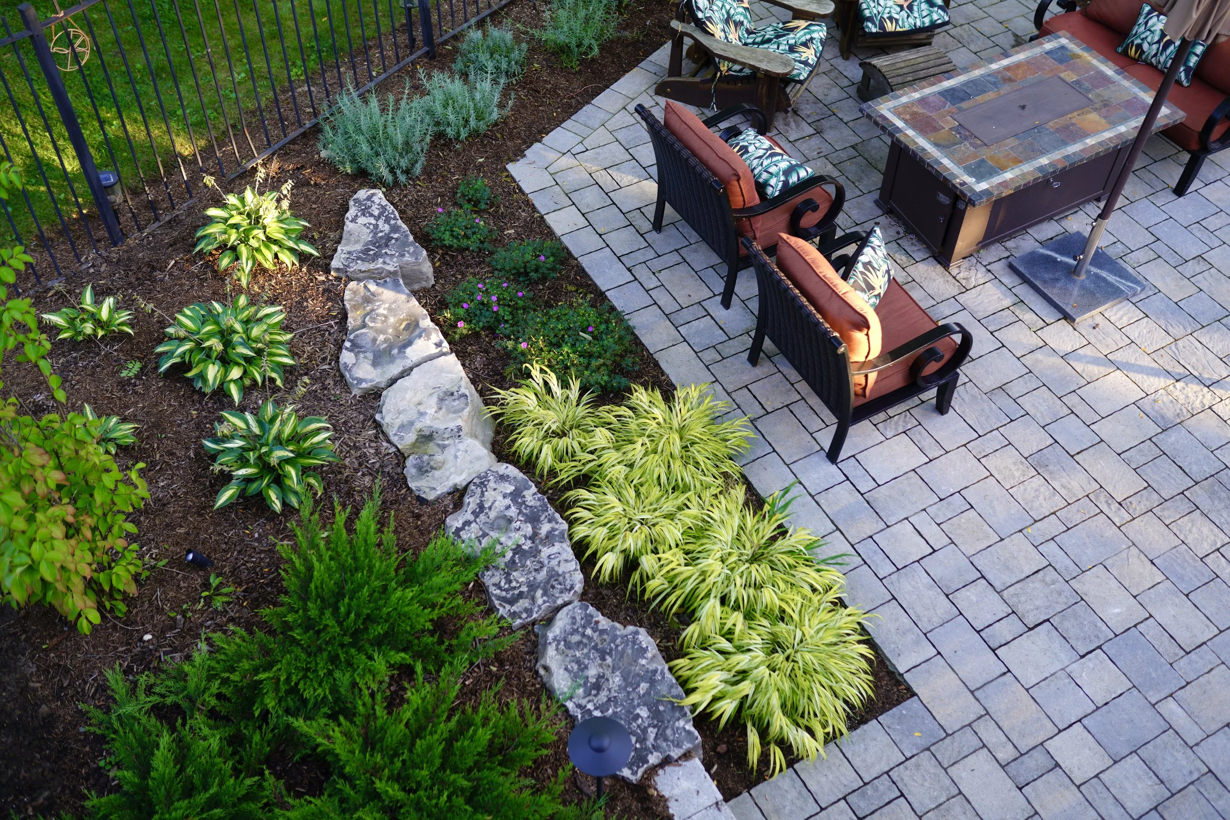 Gardens, Armour Stone, Patio