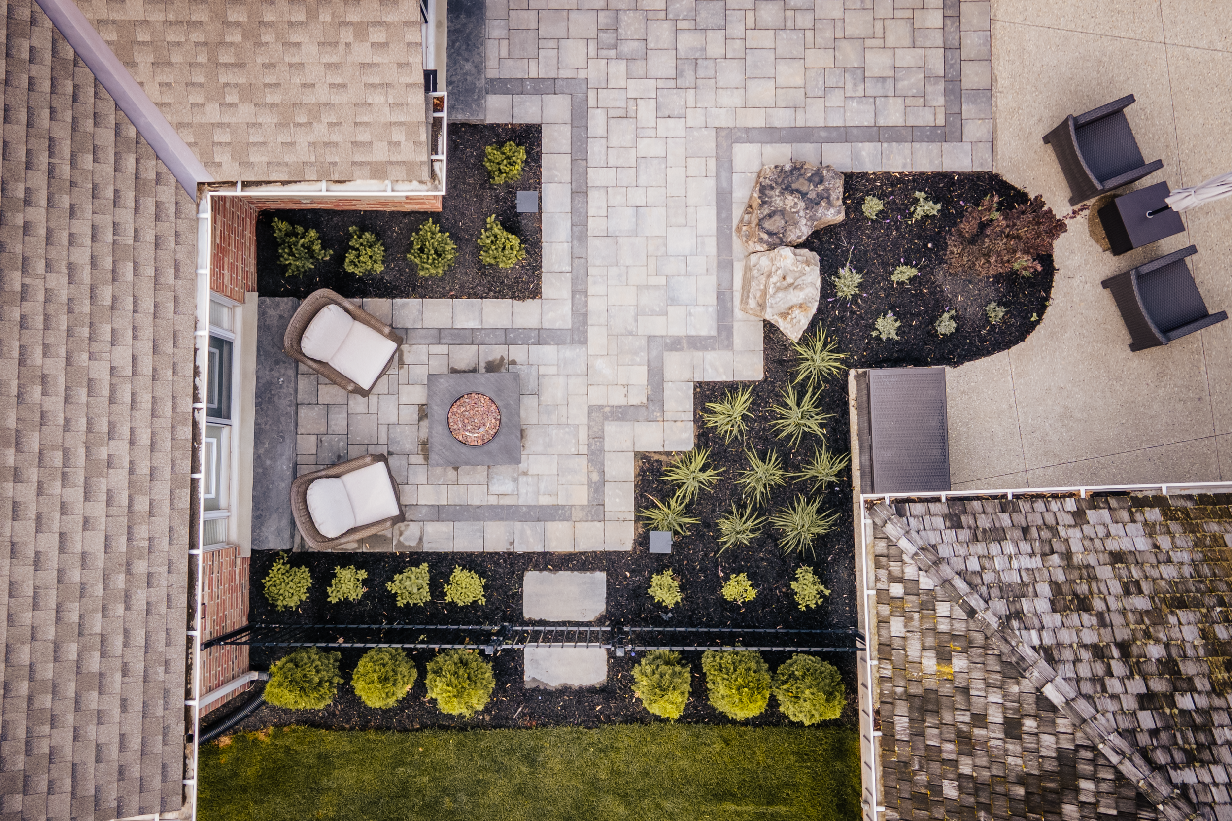 Bridle, walkways arial view