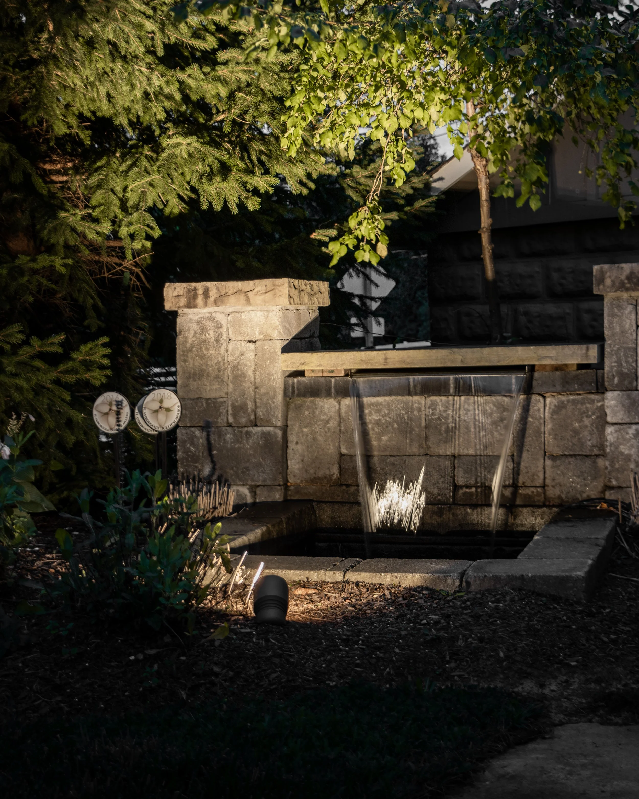 Brock Road, low voltage lighting