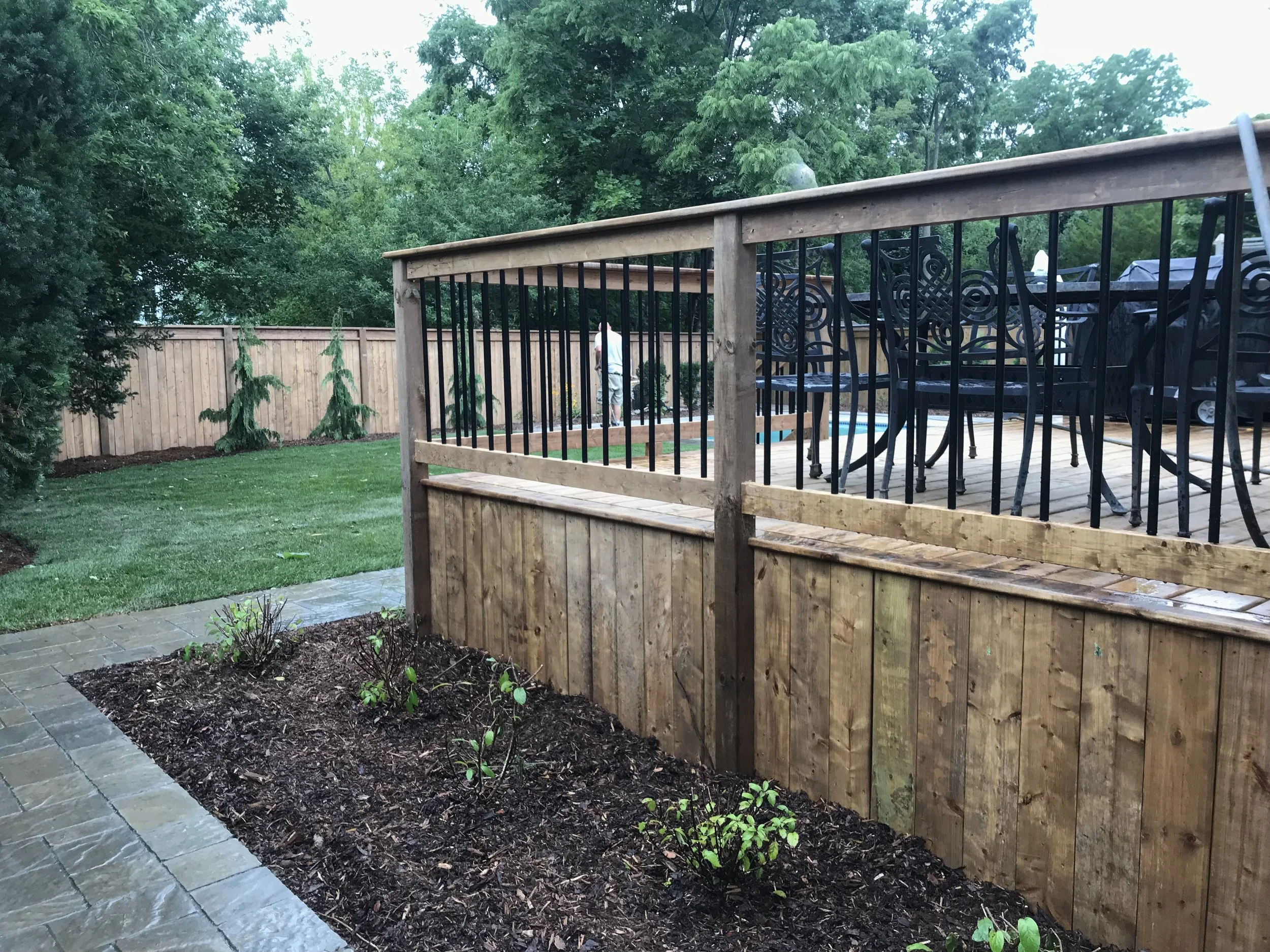 Deck - black spindle railing 1.jpeg